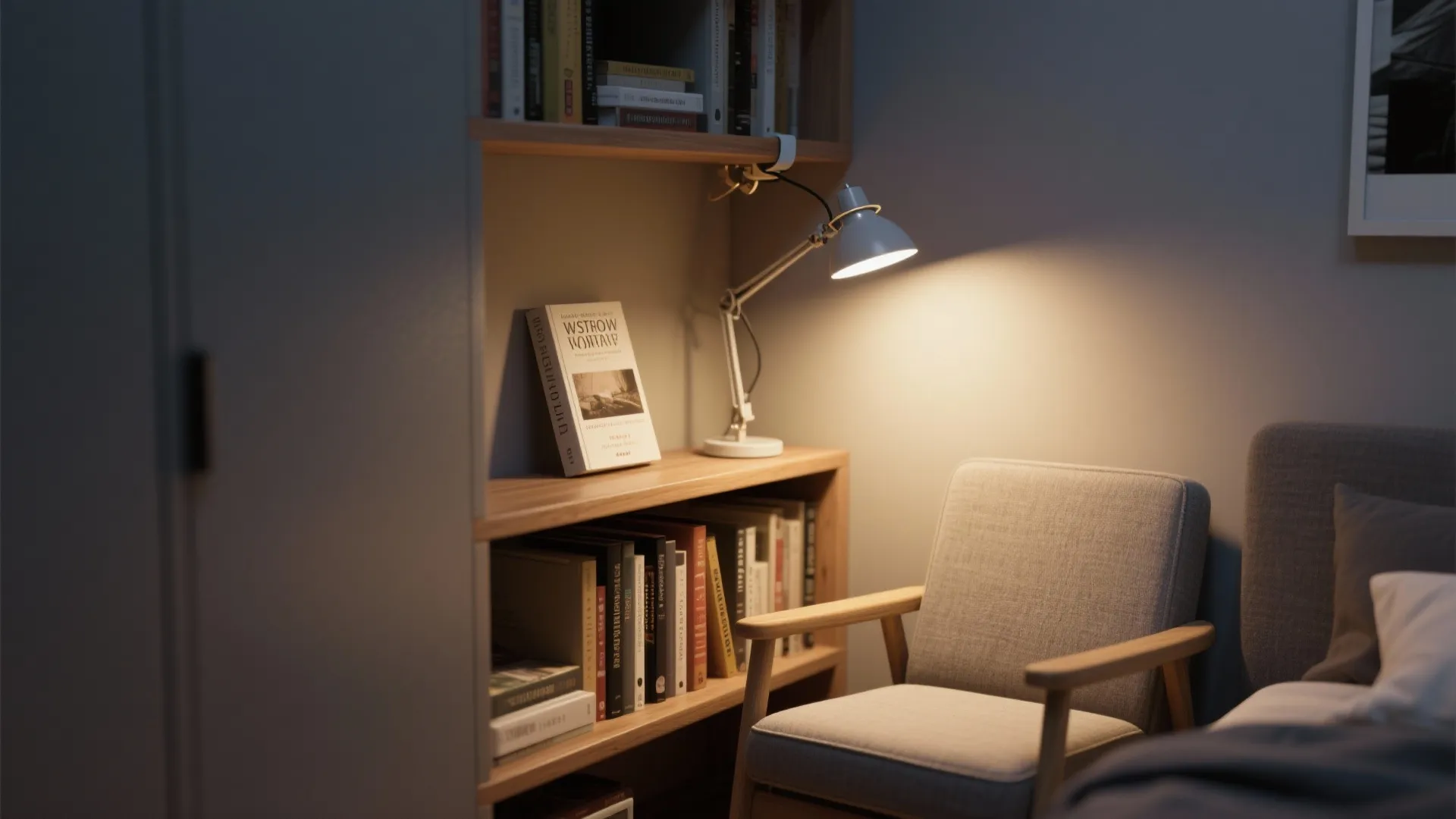 2. Clip-On Lamp for Tight Spaces