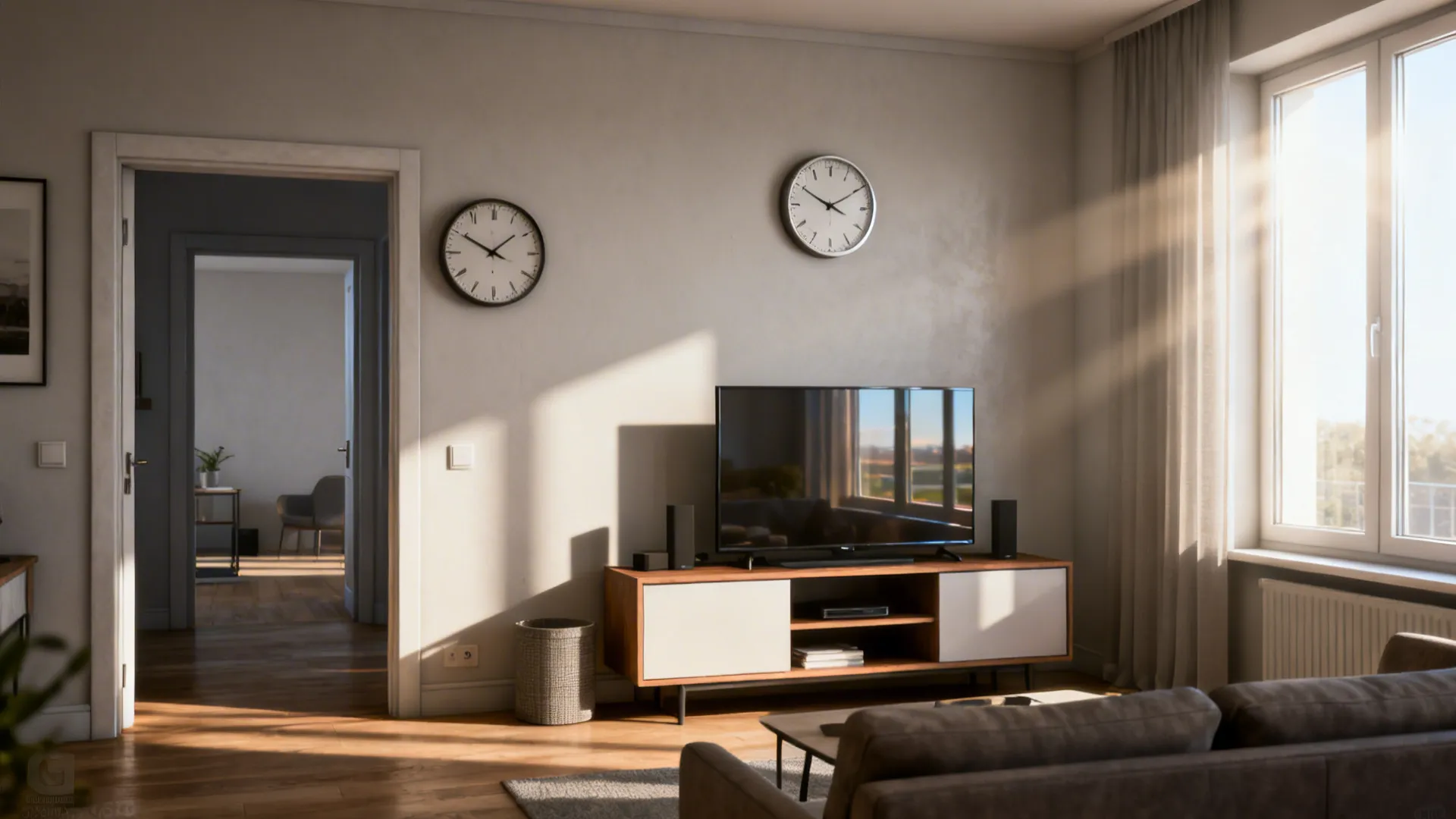 5. Near the Entry or TV Unit