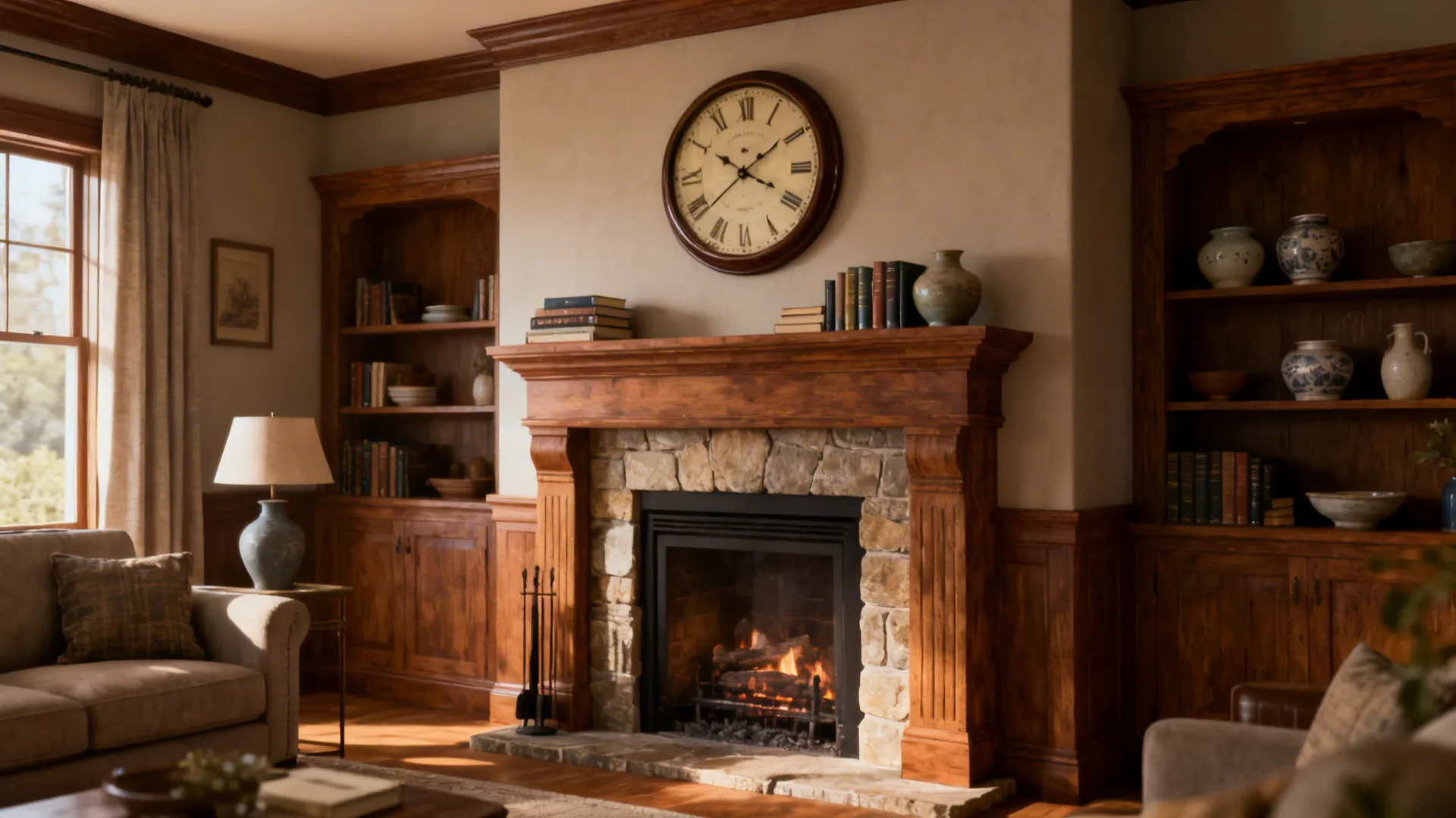 2. Over the Fireplace Mantel