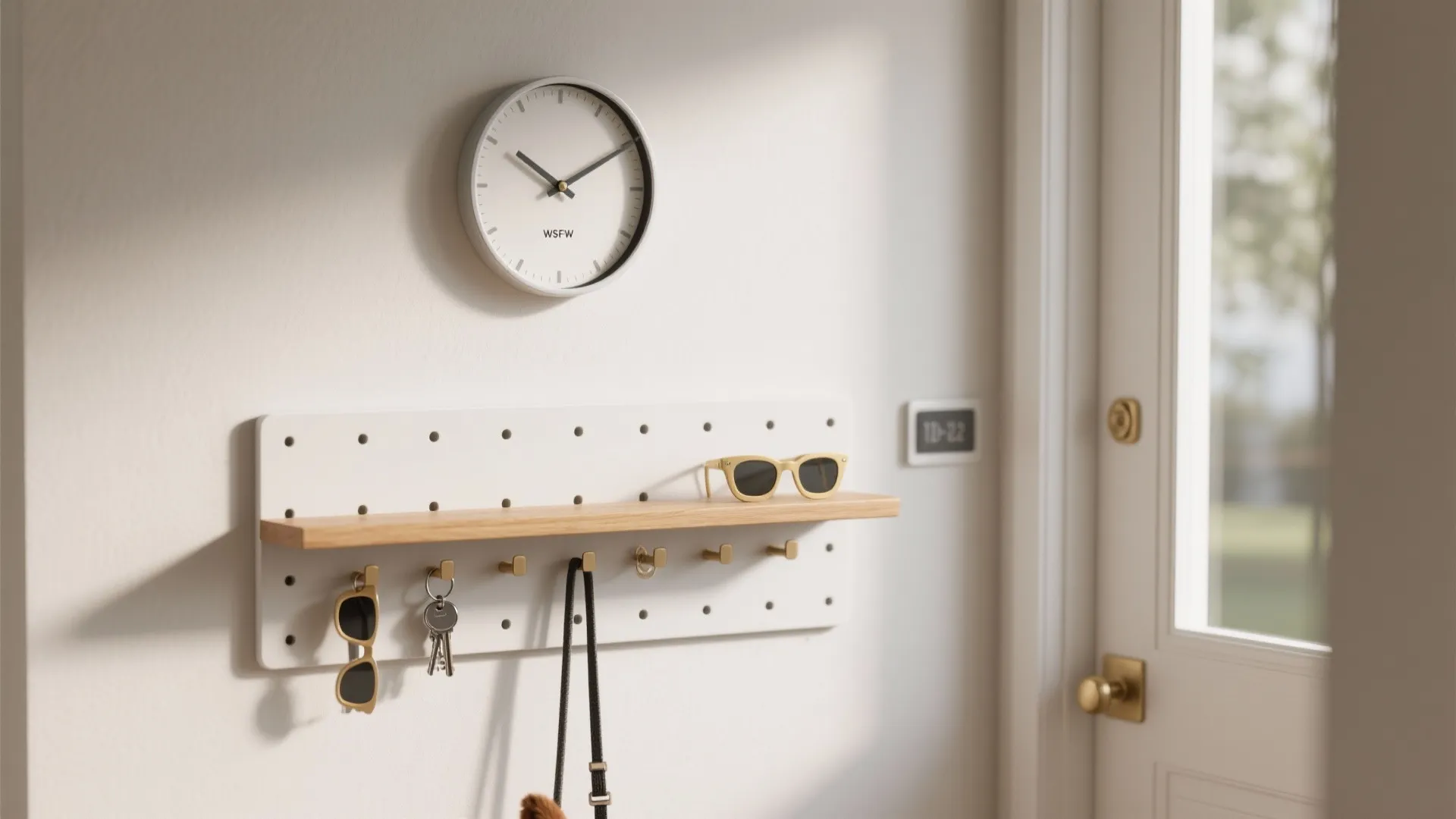Tips 4: Clock + Storage for Entryways