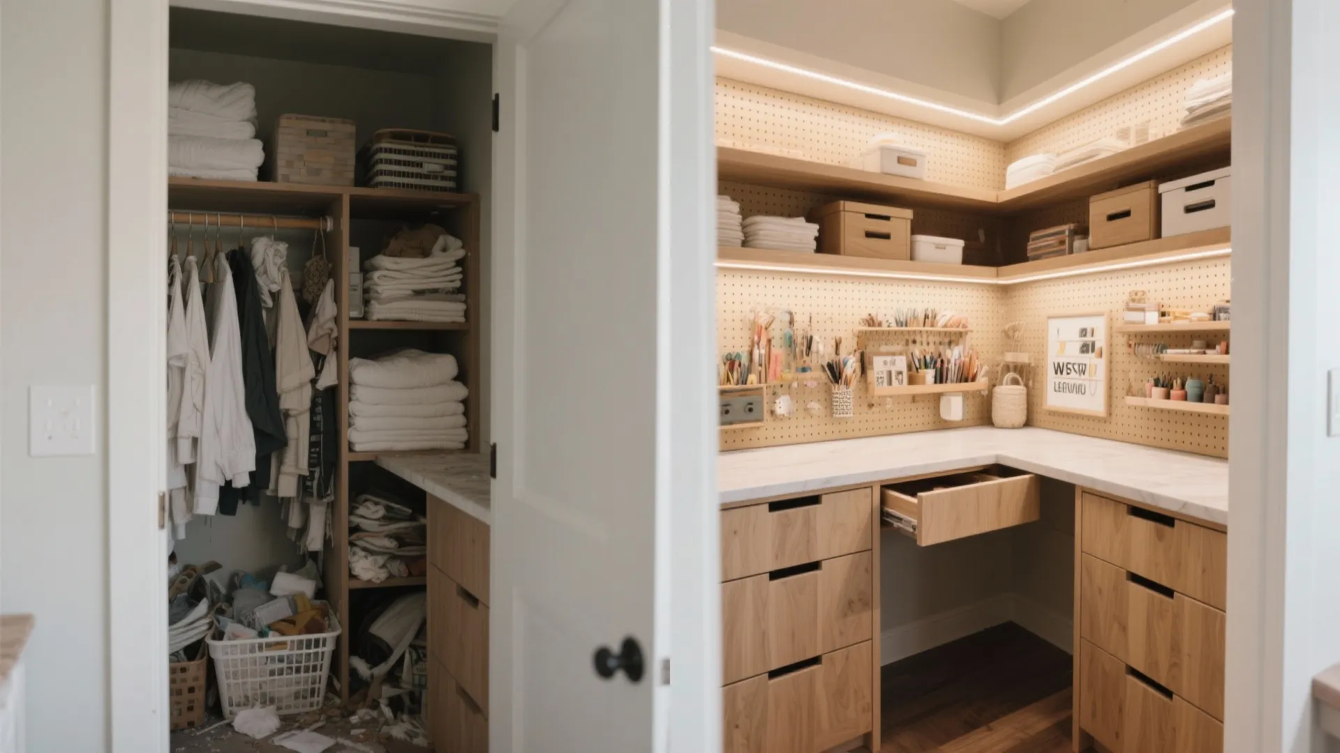 5. Convert a closet or create a built-in nook