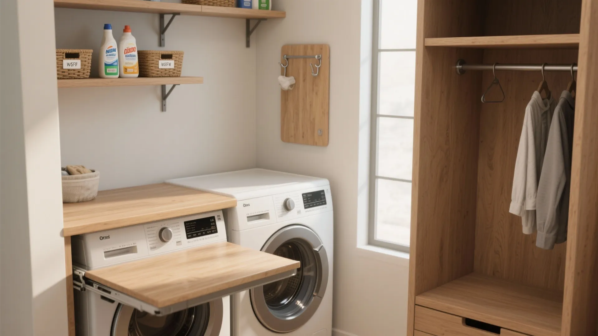 5 Laundry Room Ideas with Stacked Washer & Dryer: Smart, space-saving laundry design tips from a pro for tiny homes and apartments