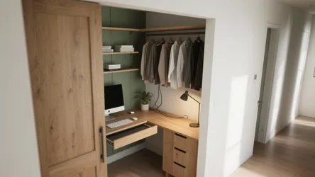 Closet Office Ideas: 5 Compact Setups