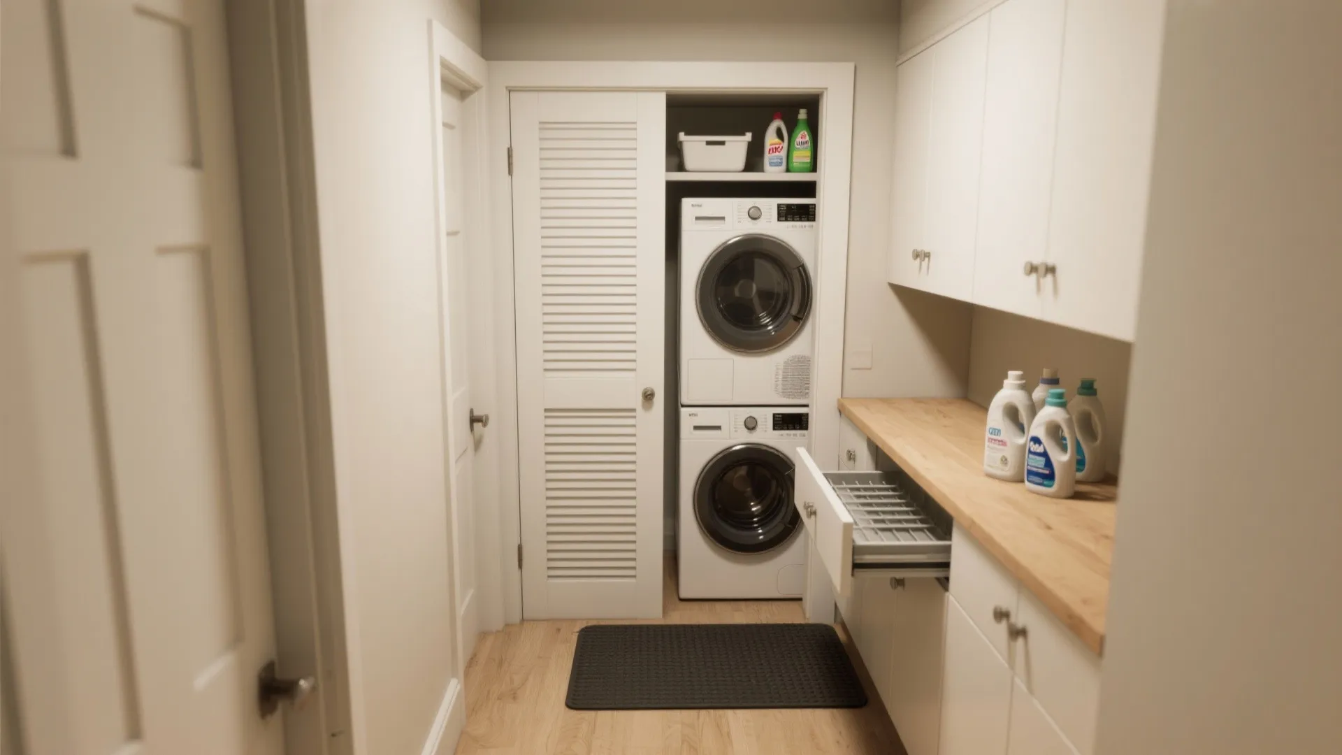 Laundry Room Ideas with Stackables: 5 Small-Space Tips: Creative, practical laundry room ideas with stackables for tiny homes, condos, and laundry nooks