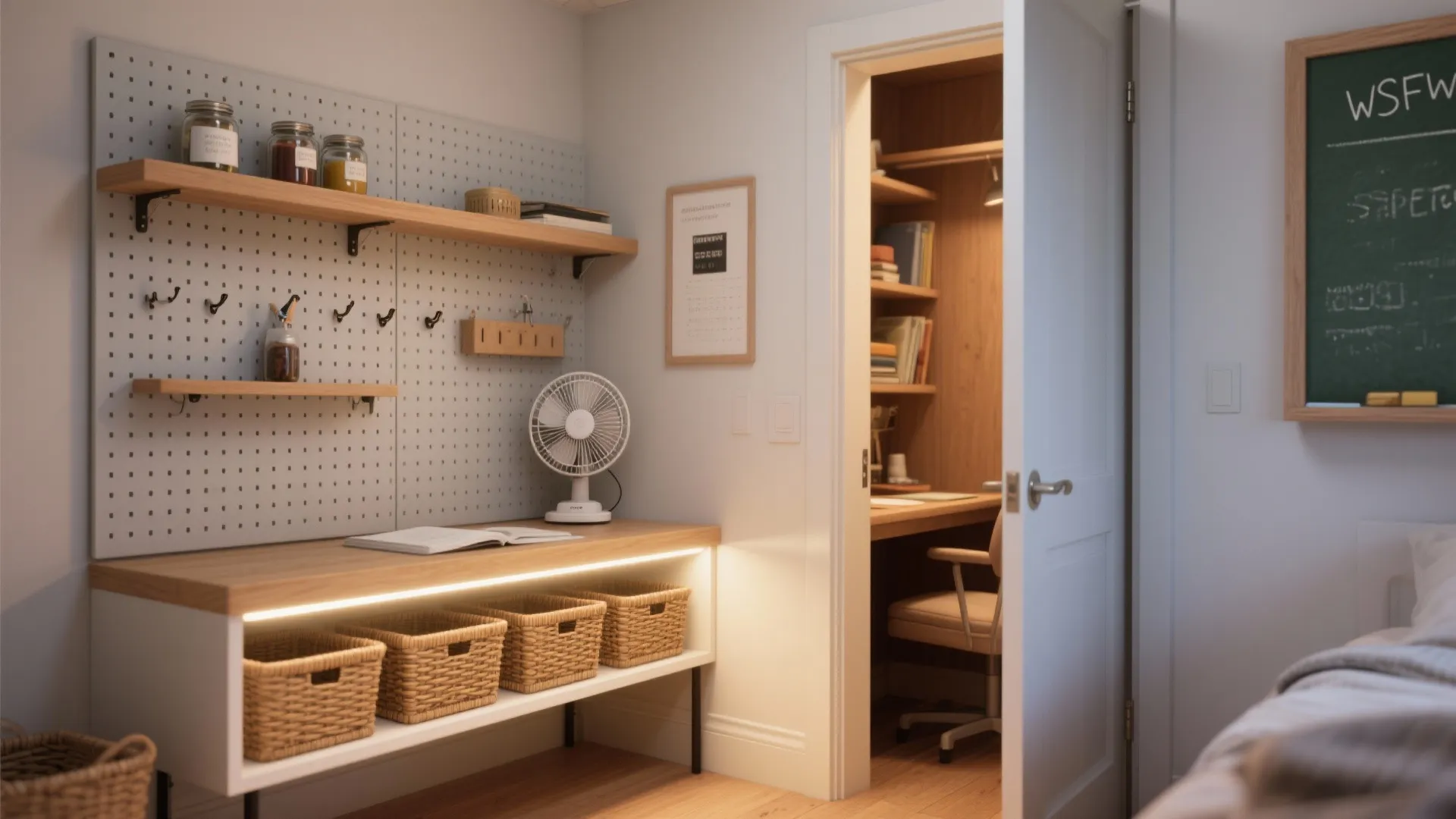 1. Convert a Closet into a Micro-Classroom