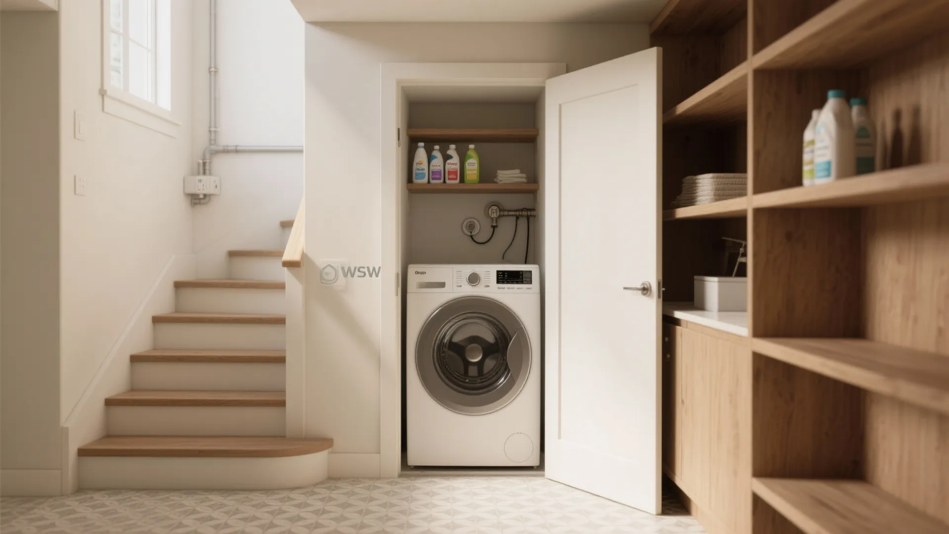 3. Convert a closet or under-stairs nook