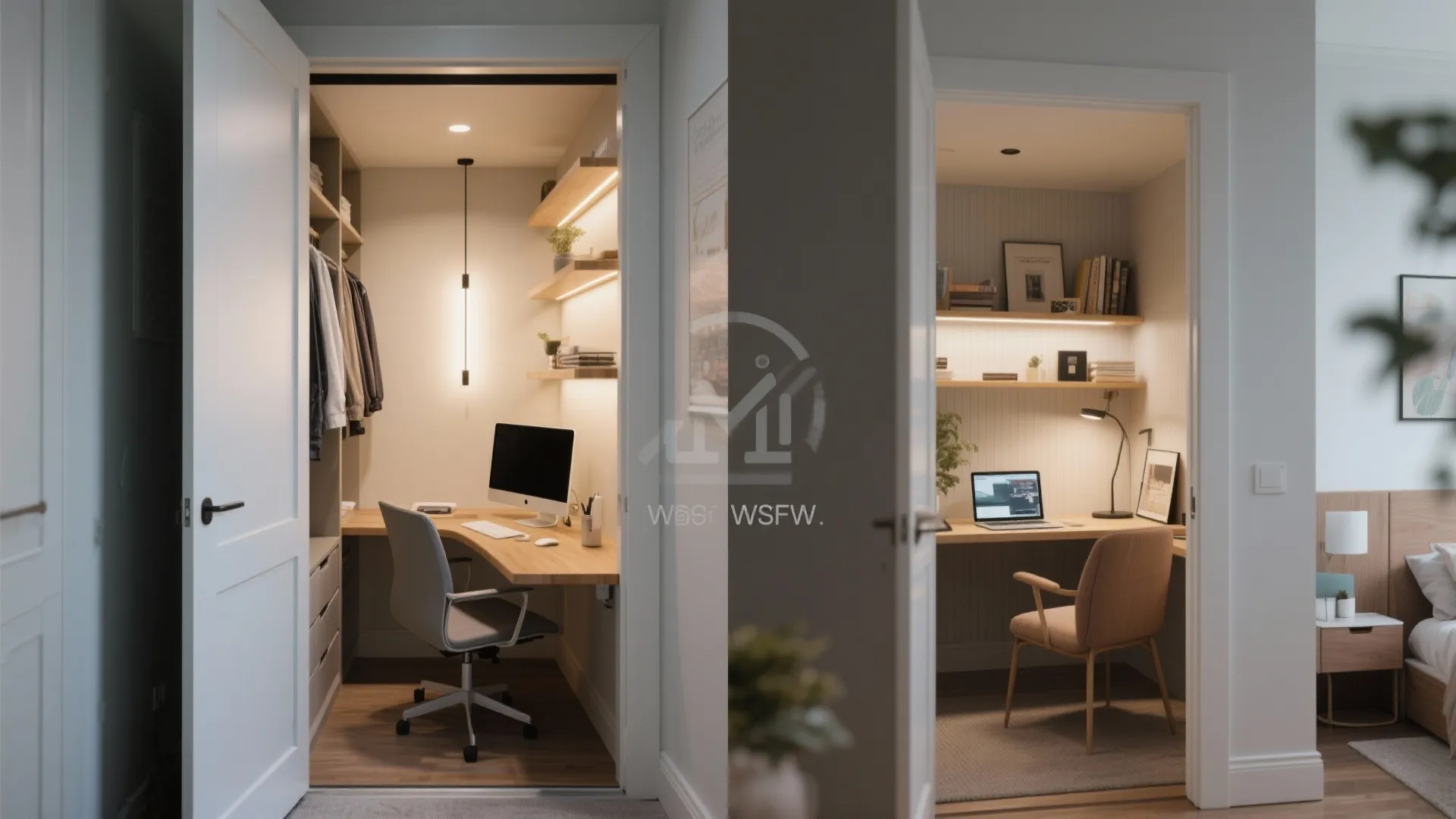 3. Closet-to-Office Conversion