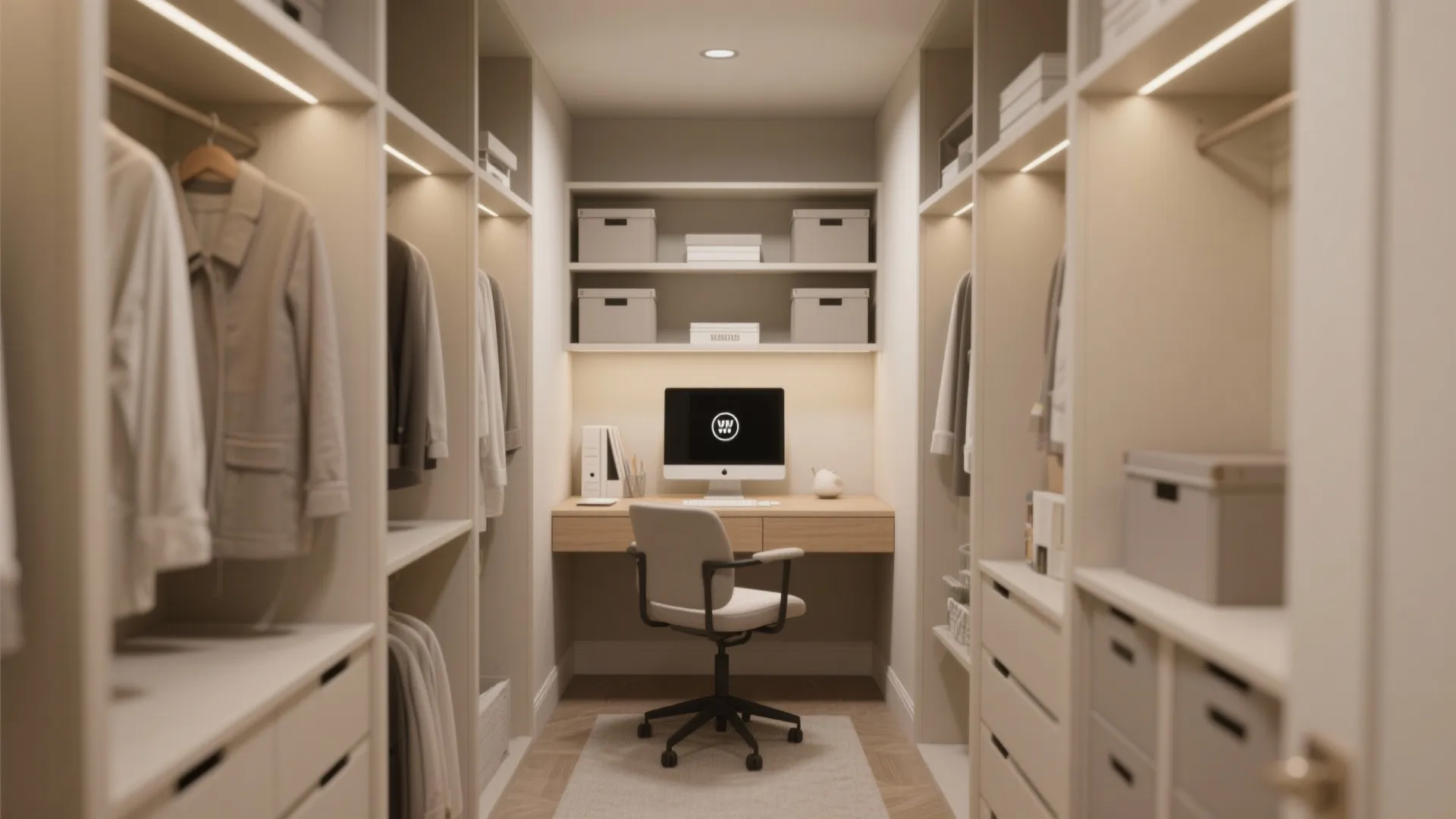 5. Closet Office (Cloffice)