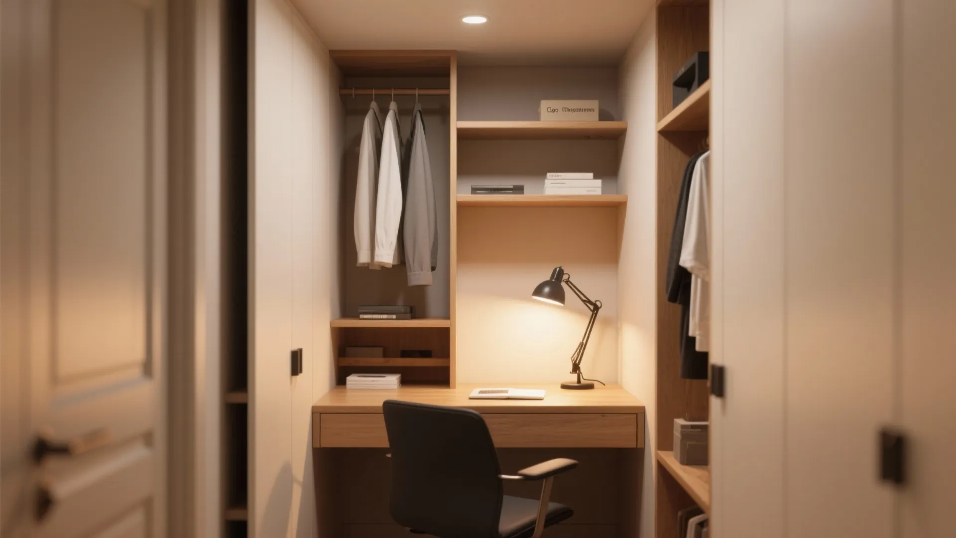 4. Closet Office (a.k.a. “Cloffice”)