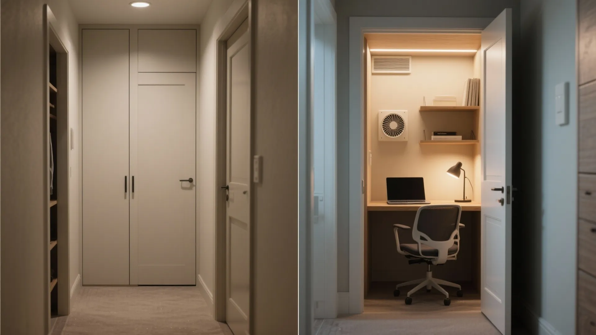 5. Closet-to-office or under-stair micro study
