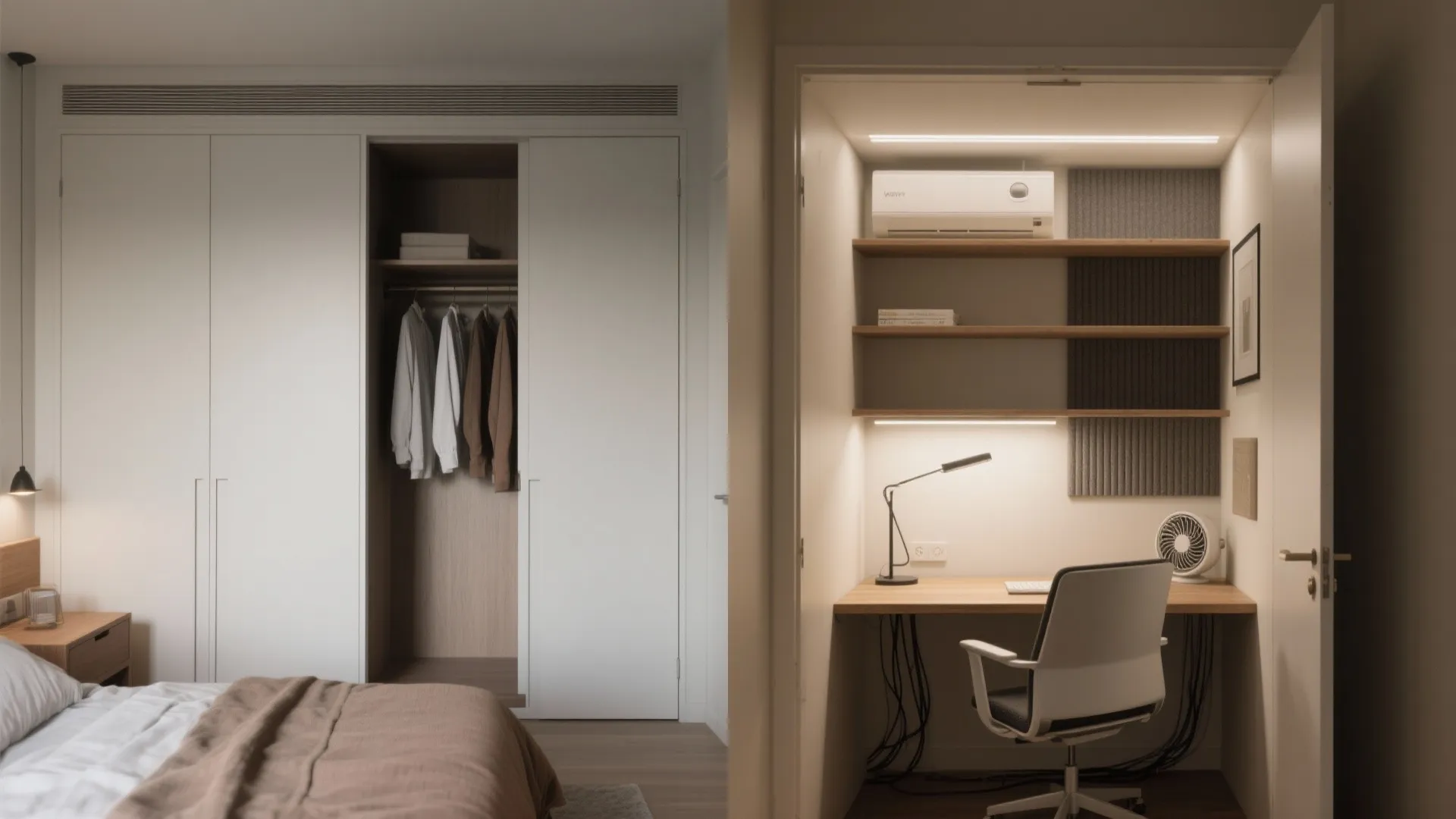 3. Closet-to-Office Conversion