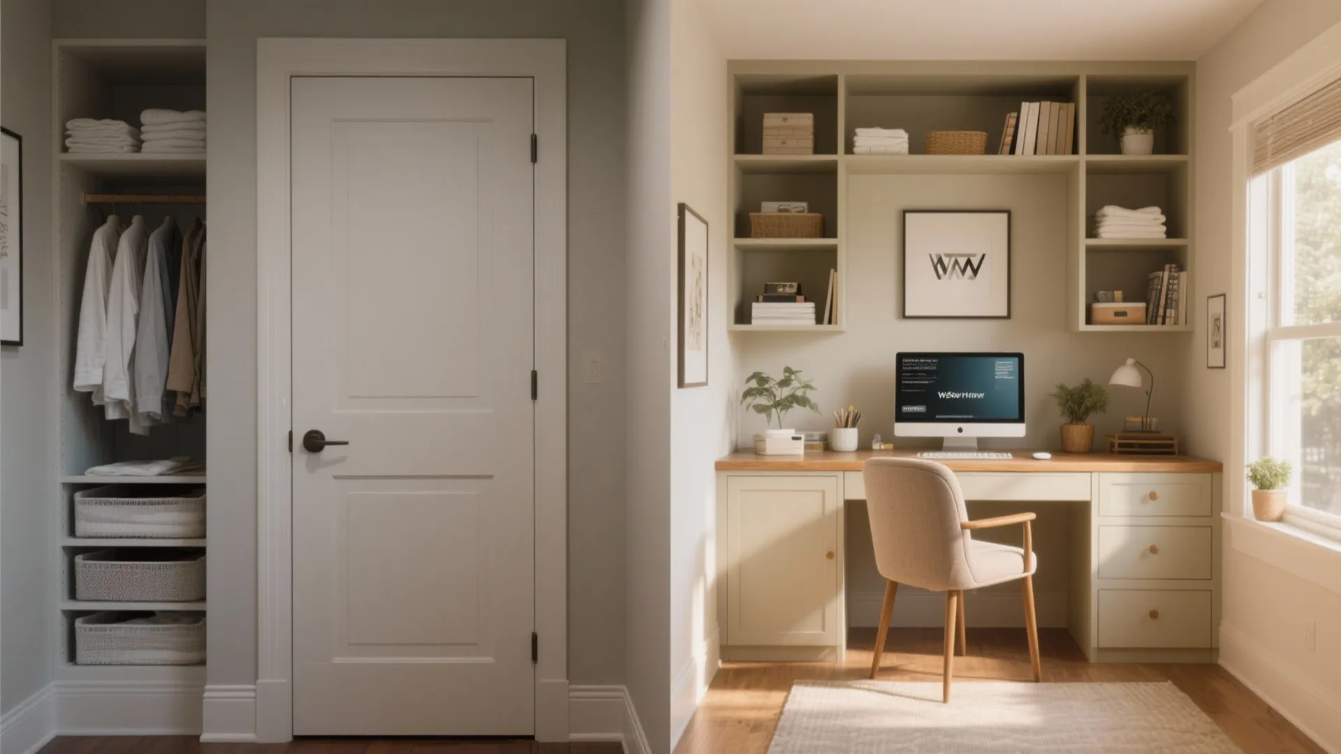 3. Closet Turned Office