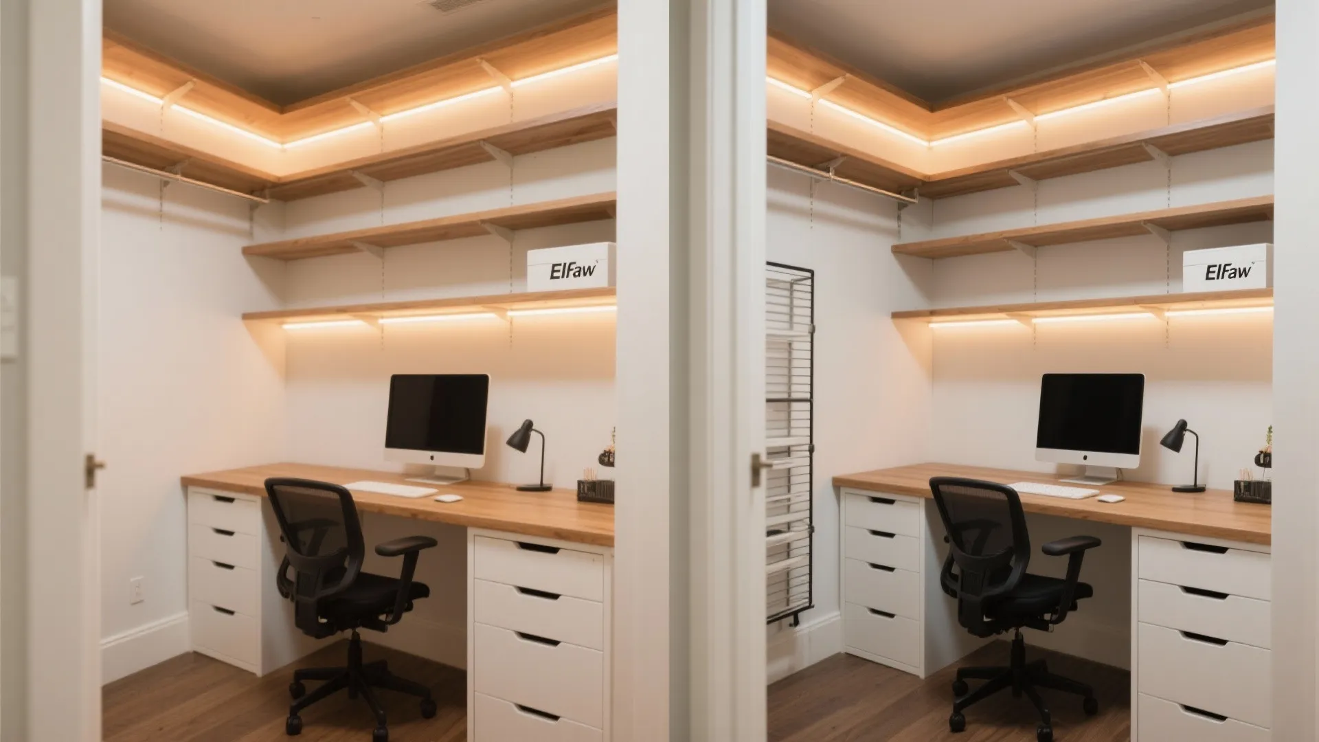 2. Closet Office Conversion