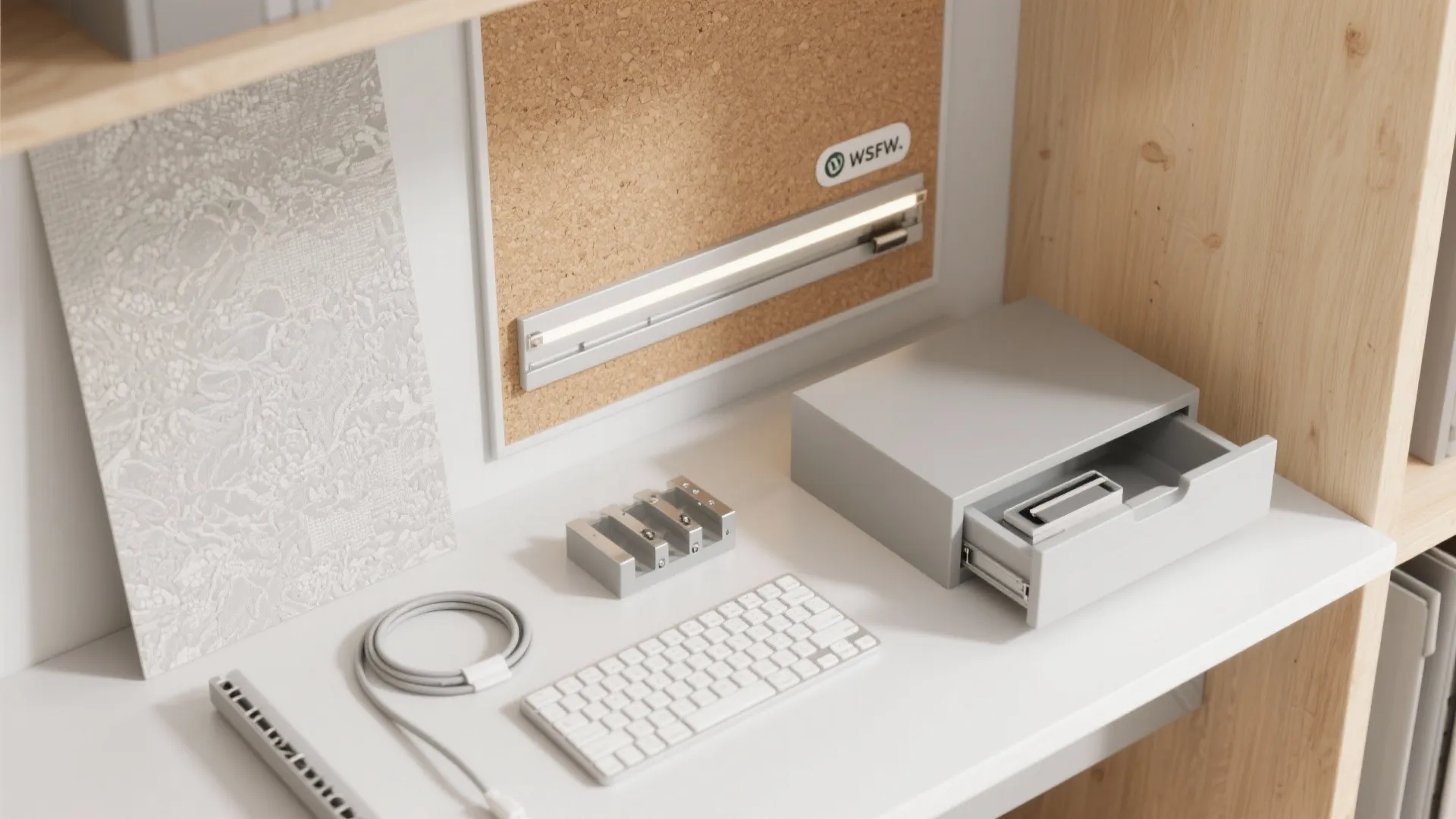 5) Built-in Wardrobe Desk (Closet Office)