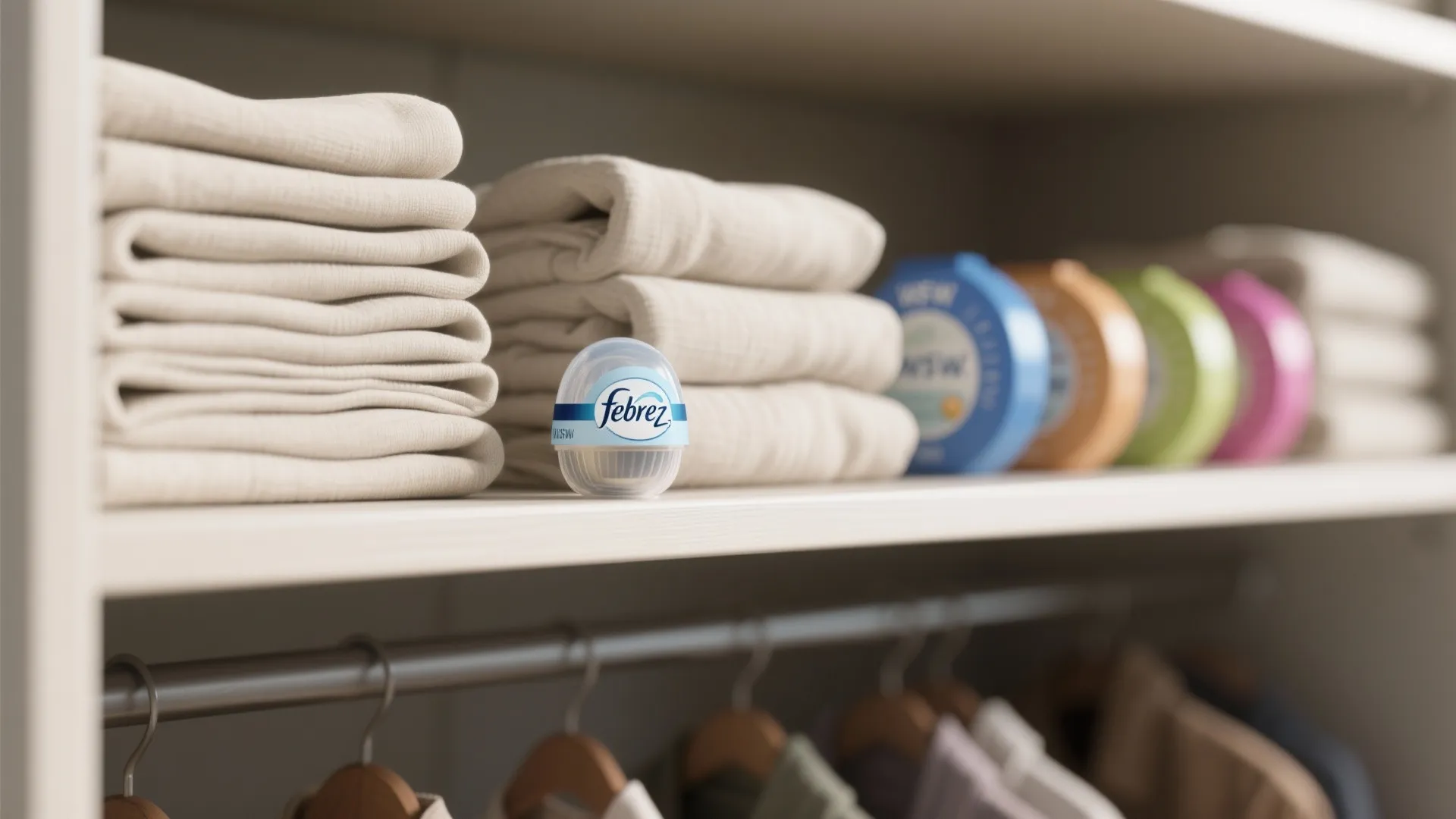 2. Use pods to tame closet odors (but rotate scents)