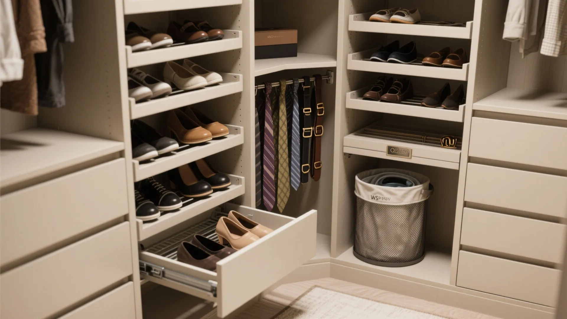 3. Smart Closet Pull-Outs