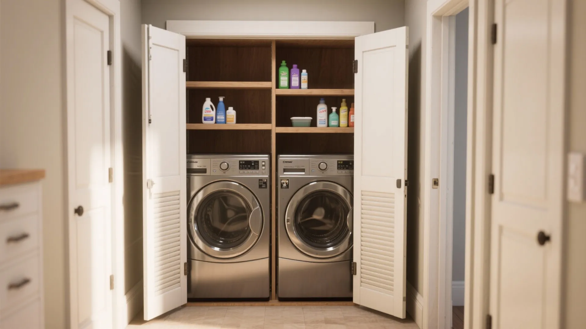 4. Design the closet: ventilation, shelving, and service access