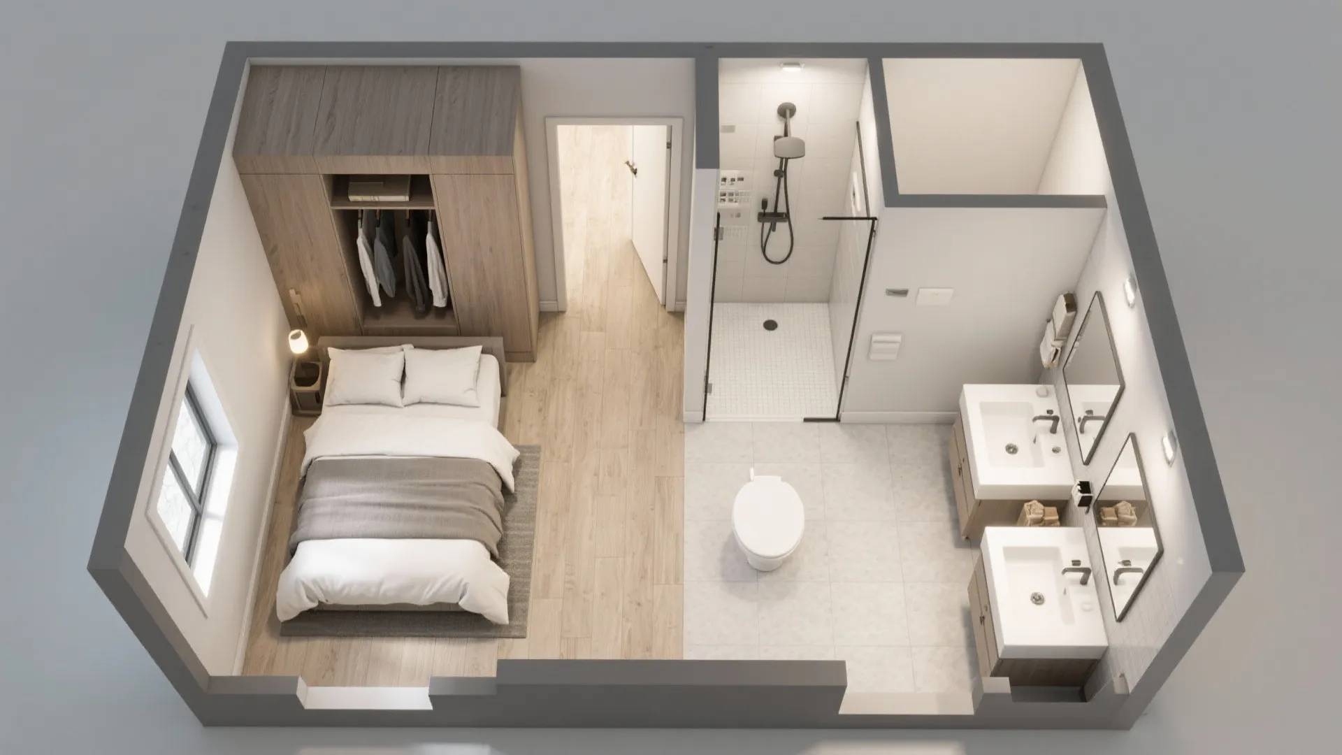 5. Swap Closet Space for a Bigger Bath (Smart Trade-offs)