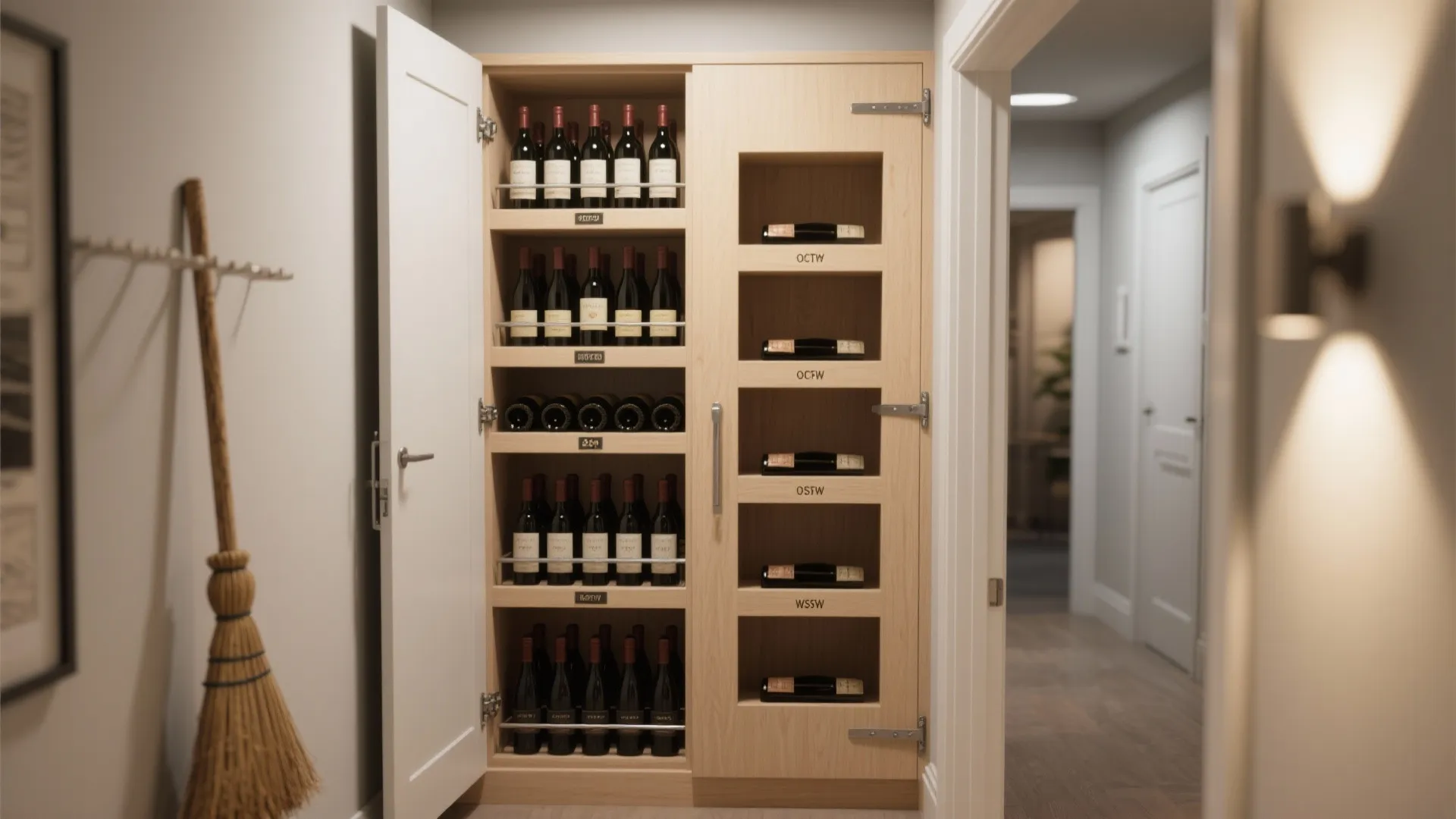 2. Repurpose closets and skinny pantries