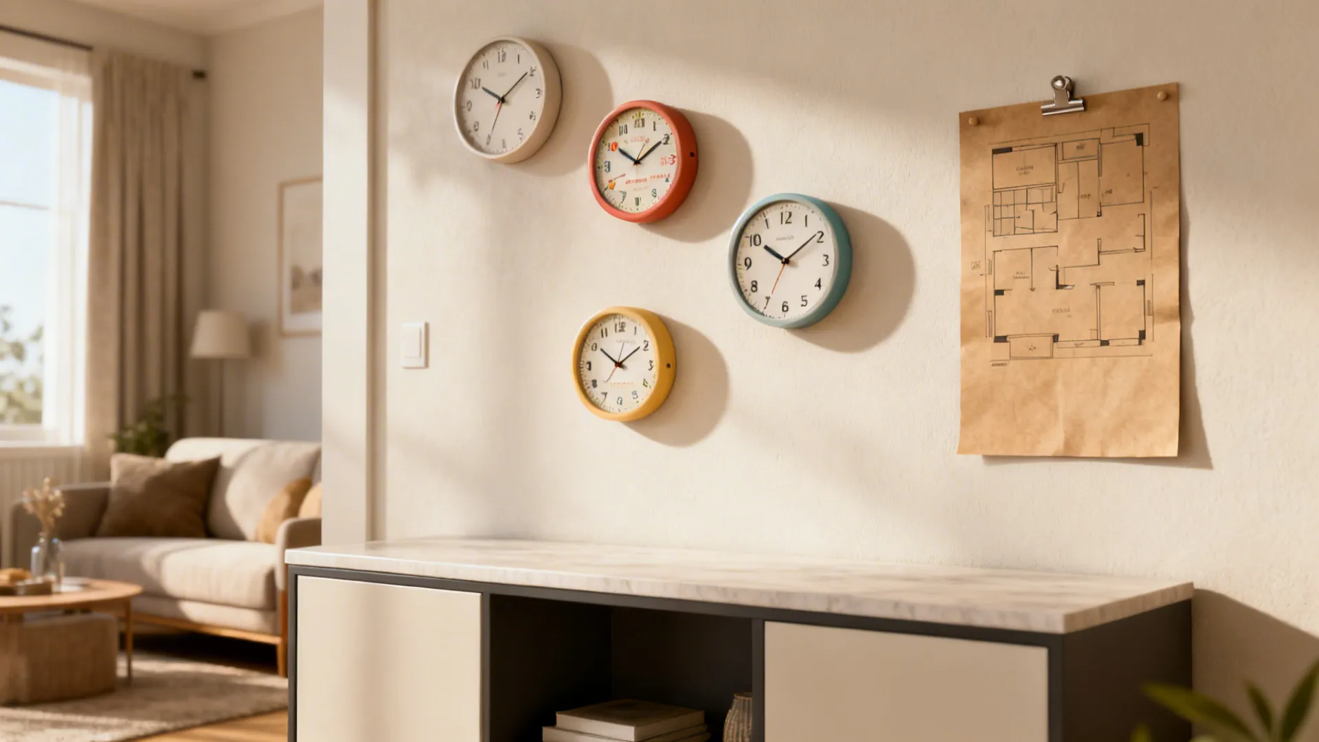 3. Cluster of Small Clocks: Time Zones or Abstract Grouping
