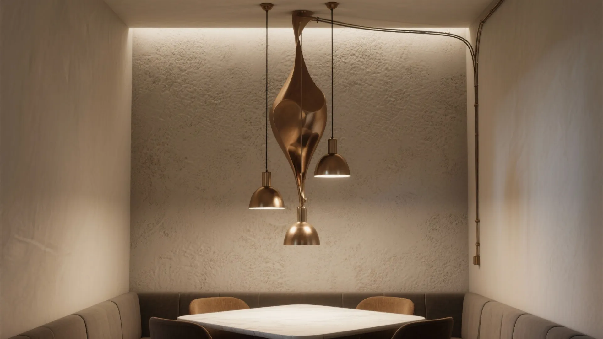 4. Cluster of Mini Pendants — Sculptural and Flexible