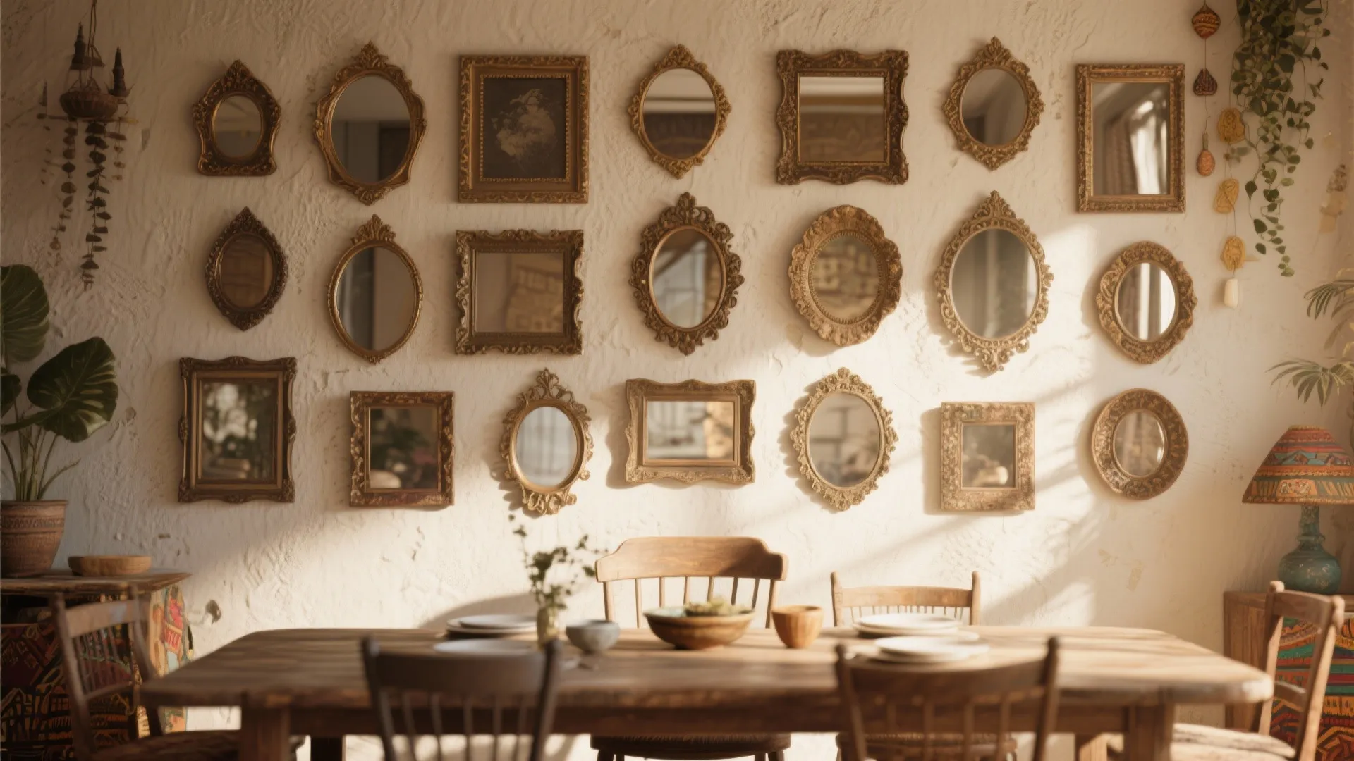 2. Cluster of Small Mirrors for Artistic Impact