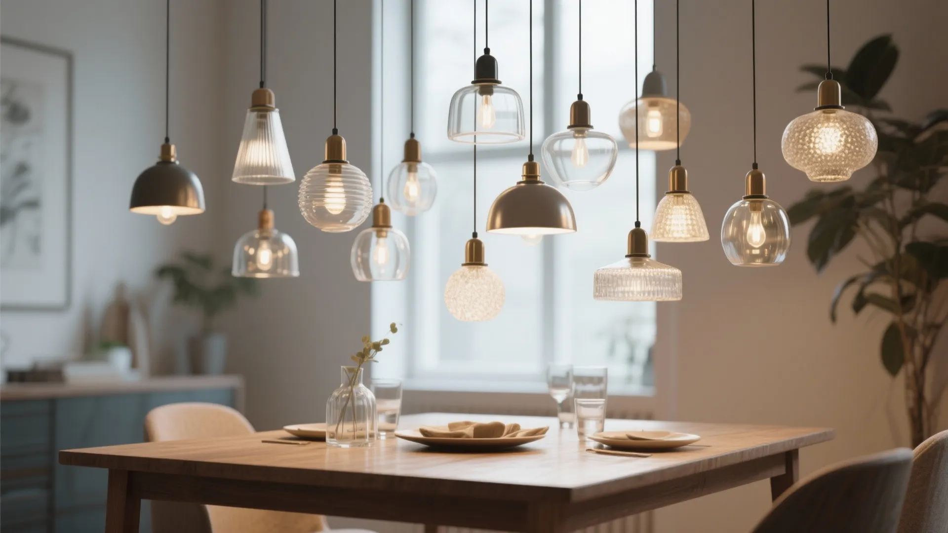 2. Cluster of Small Pendants