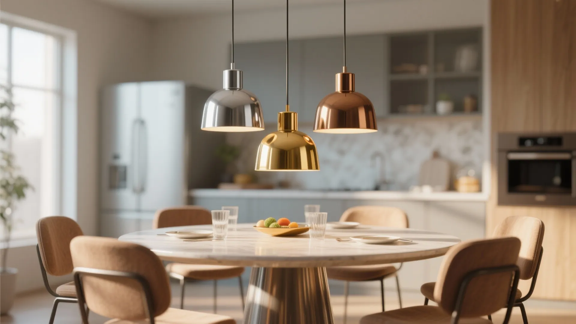 2. Cluster of small pendants — playful rhythm