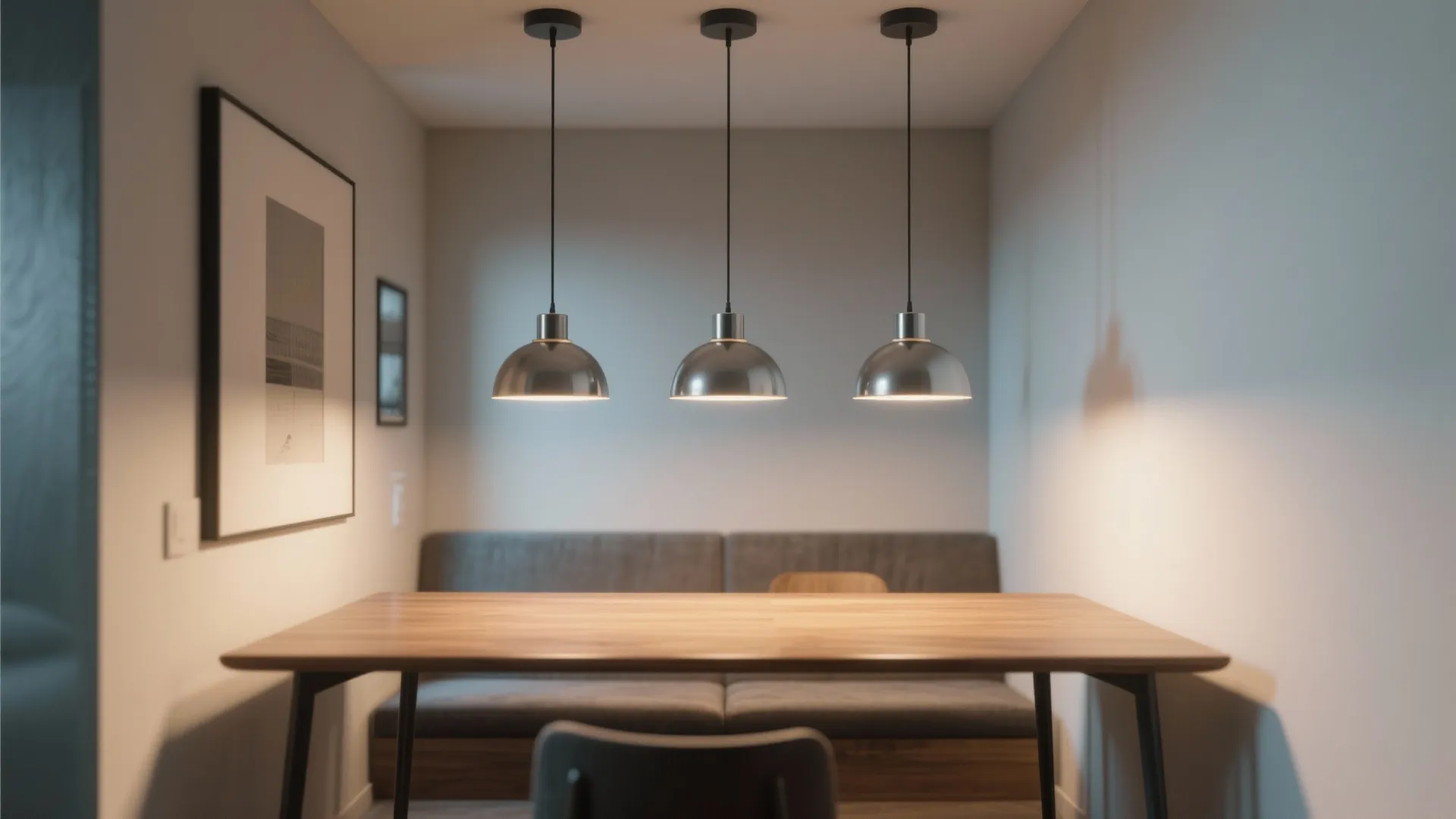 3. Cluster of mini pendants for flexible scale