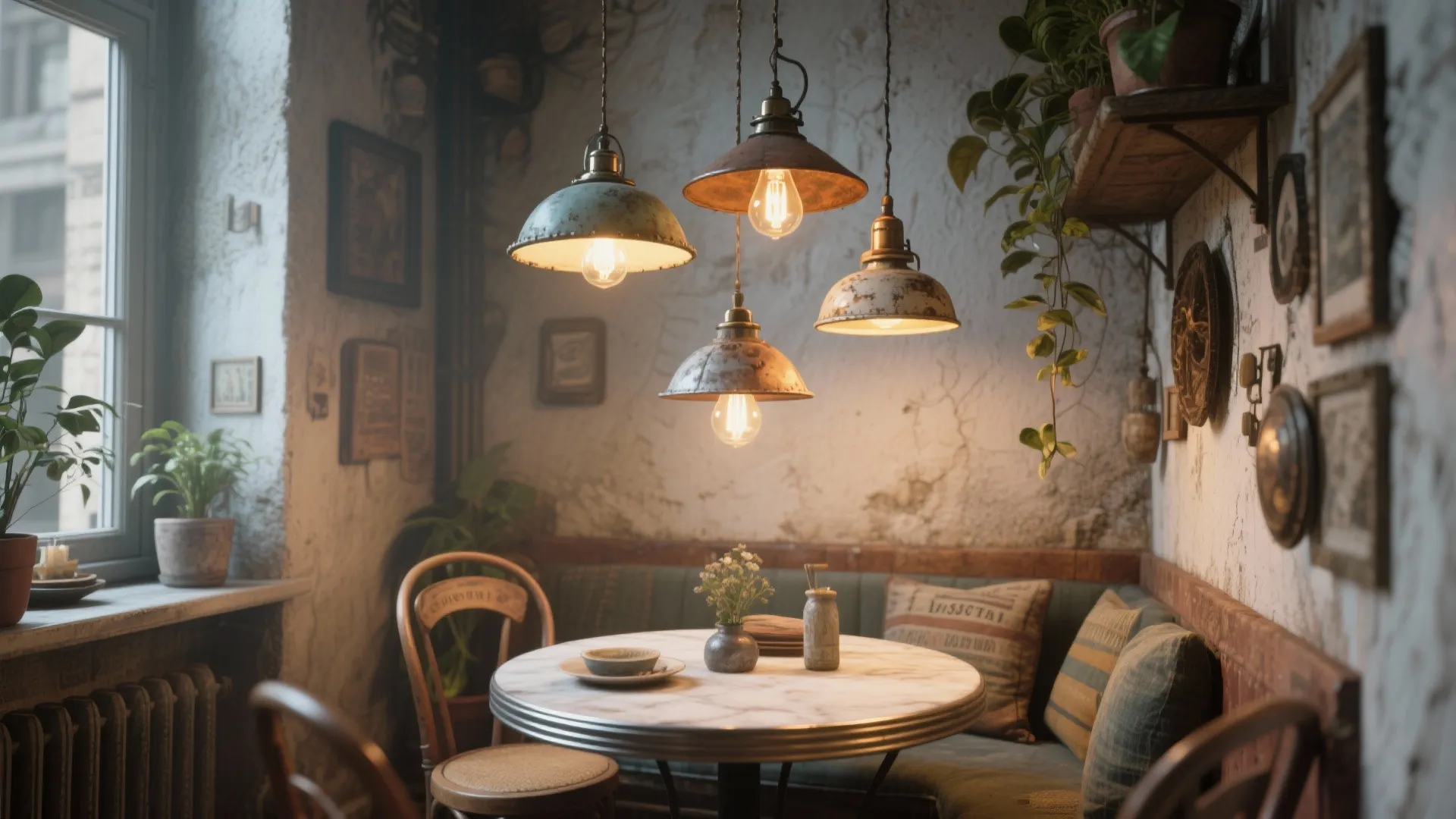 4. Statement cluster pendants for eclectic spaces