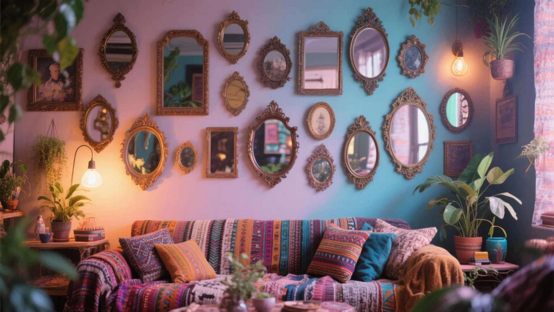 5. Cluster of Small Mirrors for Eclectic Charm
