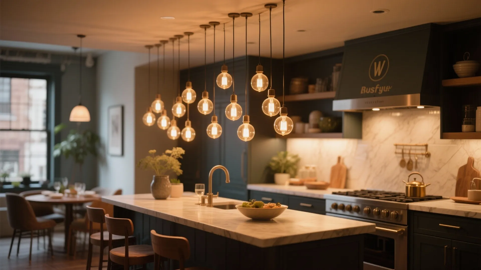 8. Cluster of Small Pendants