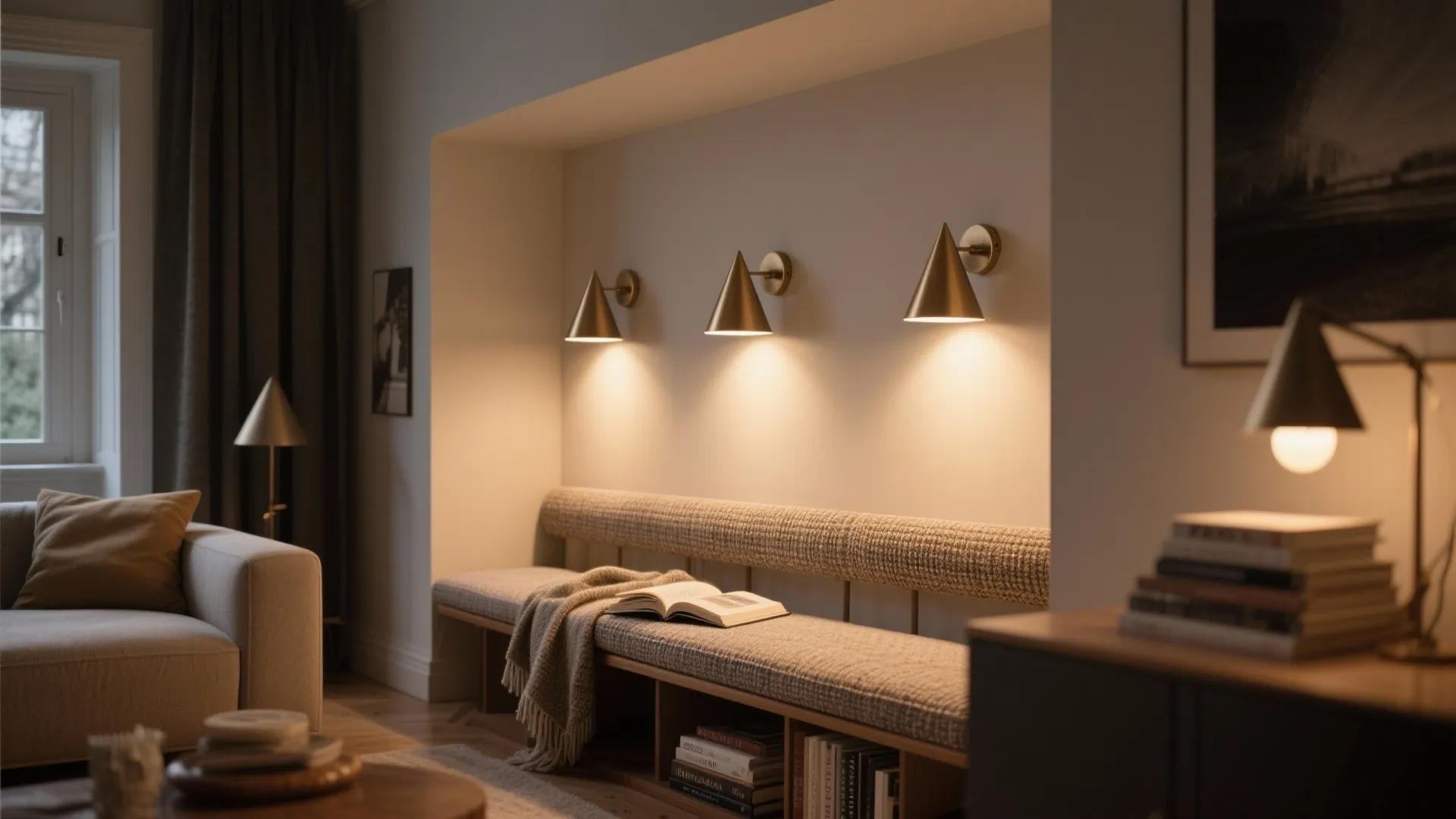 5. Clustered mini cones for layered lighting