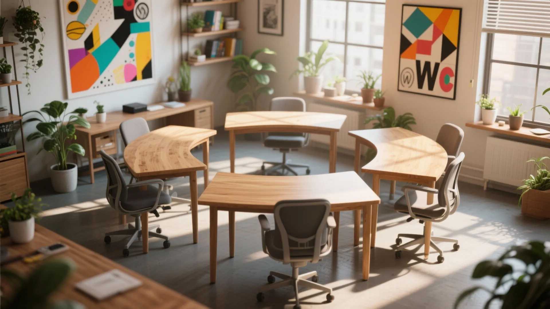 9. Clustered Creative Corners