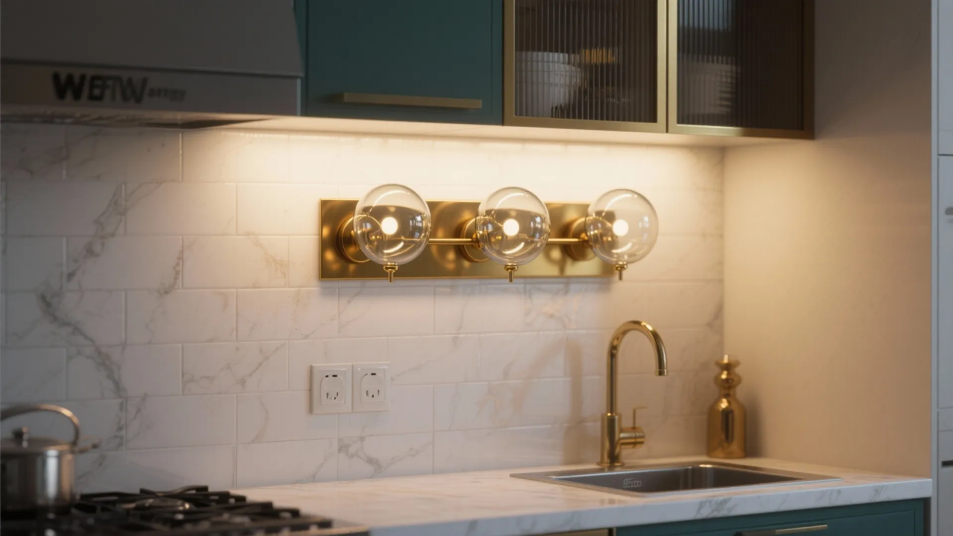 5. Clustered Globe Sconces