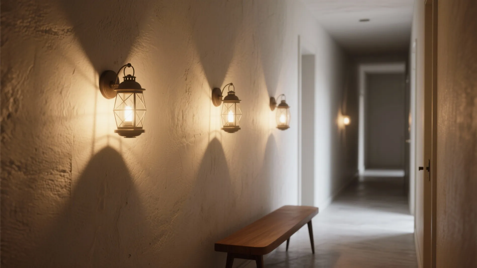 1. Clustered mini lanterns for depth