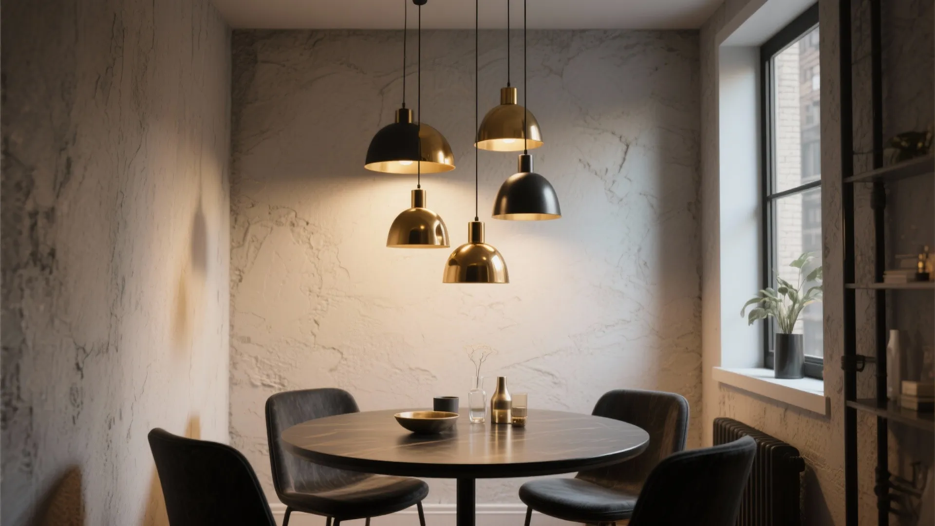 2. Clustered Mini Pendants for Visual Interest