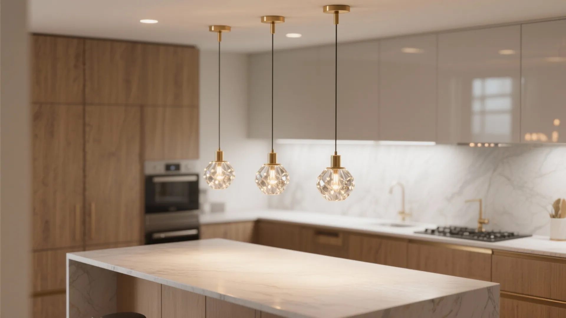 Clustered Mini Pendants as a Focal Point