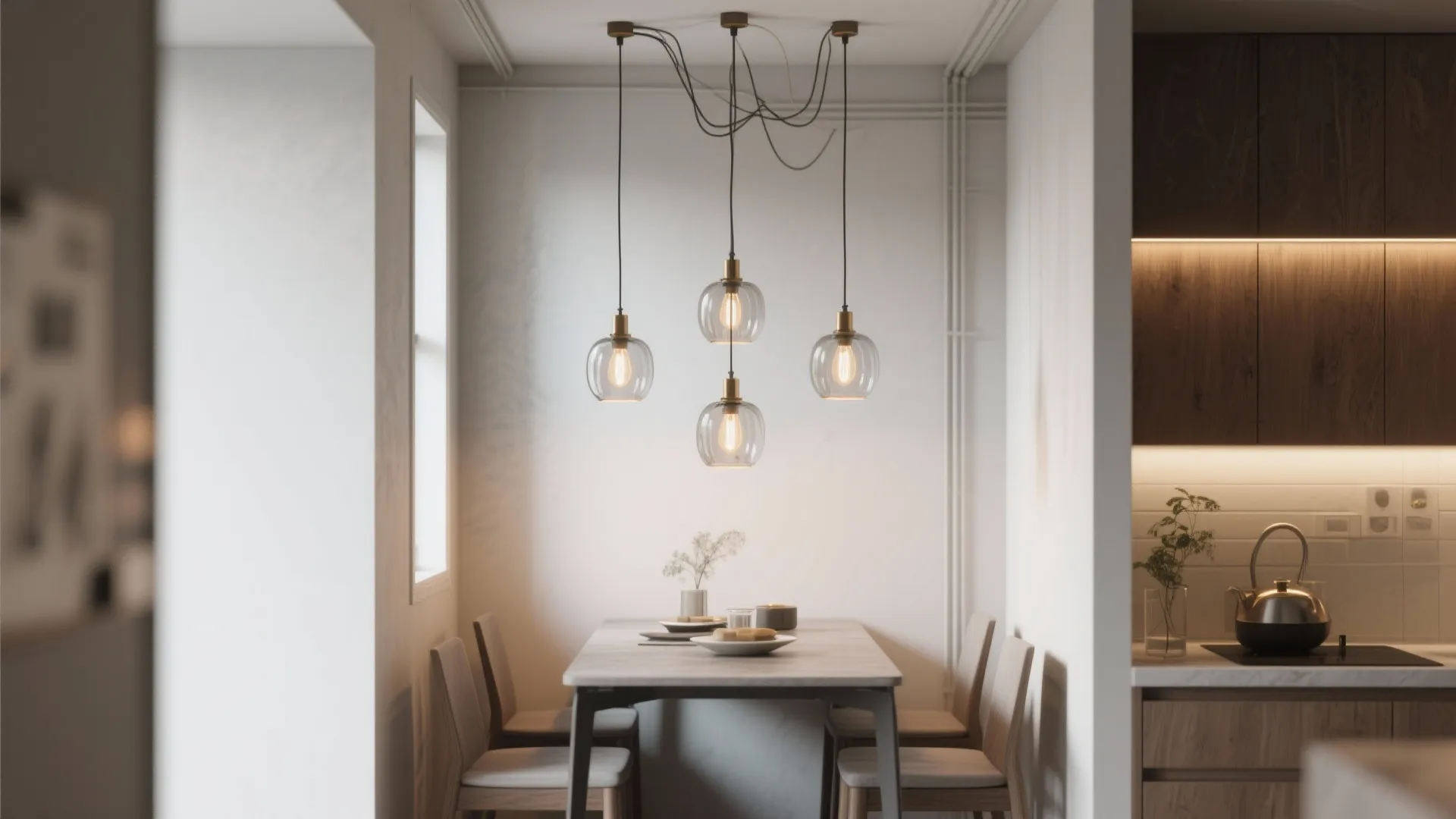 2. Clustered Mini Pendants