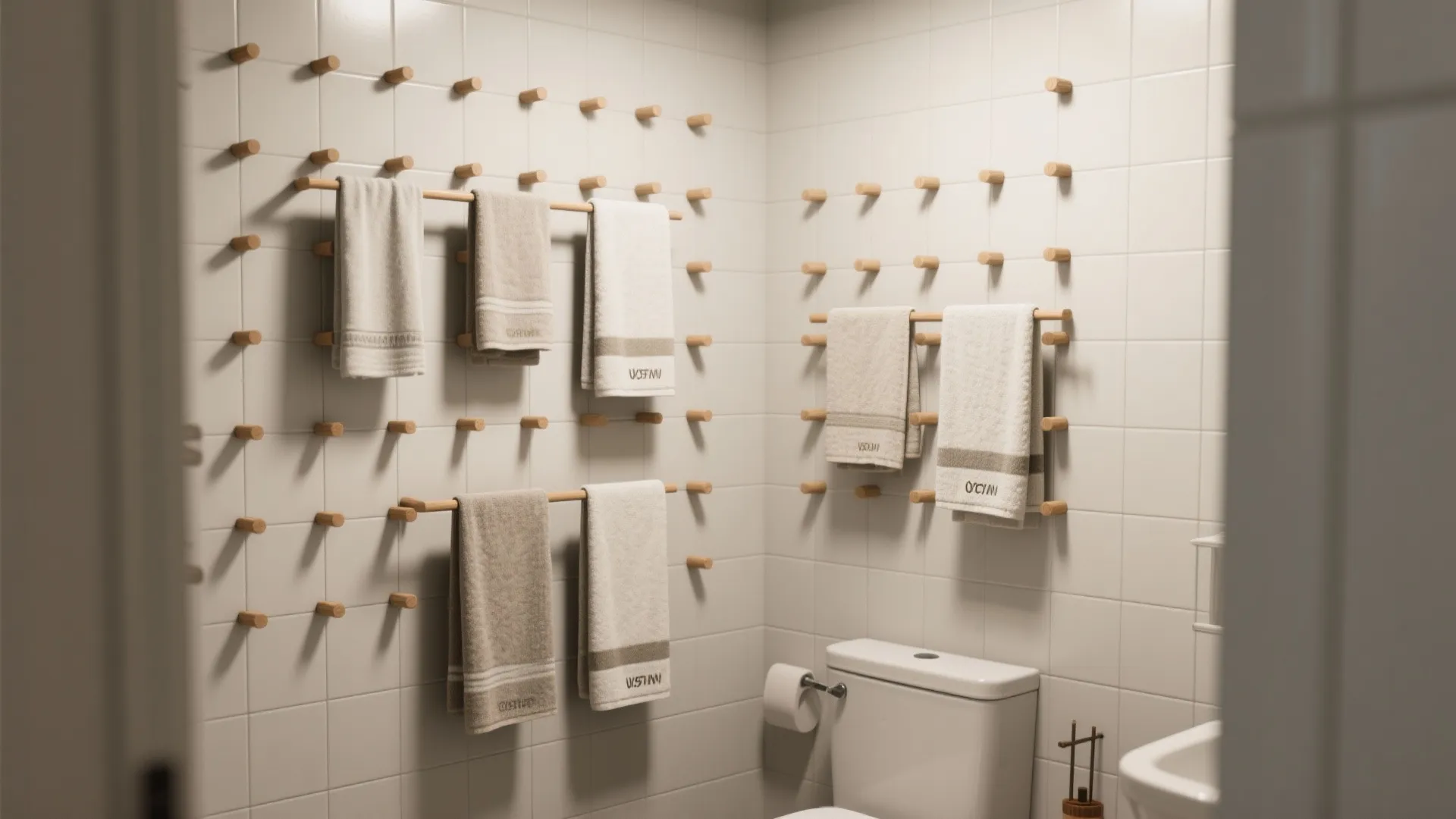 2. Clustered Pegs in a Pattern