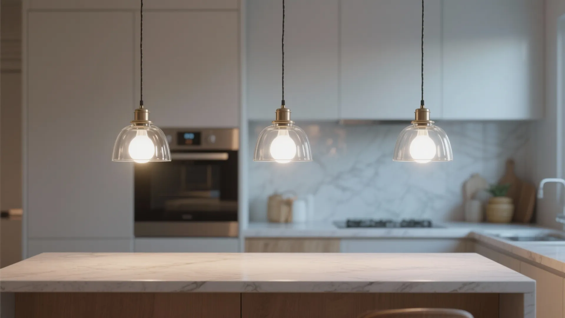 1. Clustered Pendant Lights