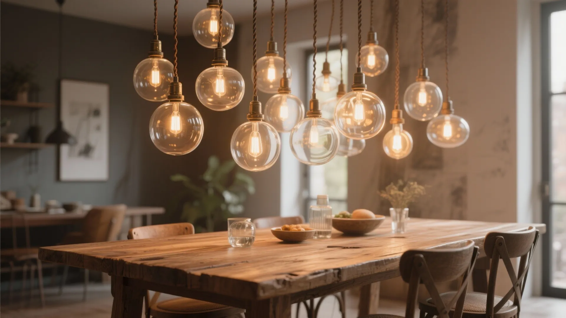Clustered Pendants