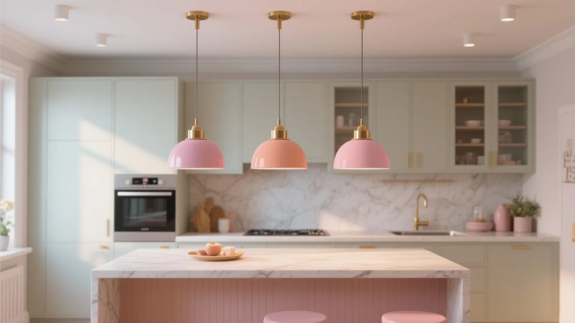 2. Clustered Small Pendants Over a Compact Island