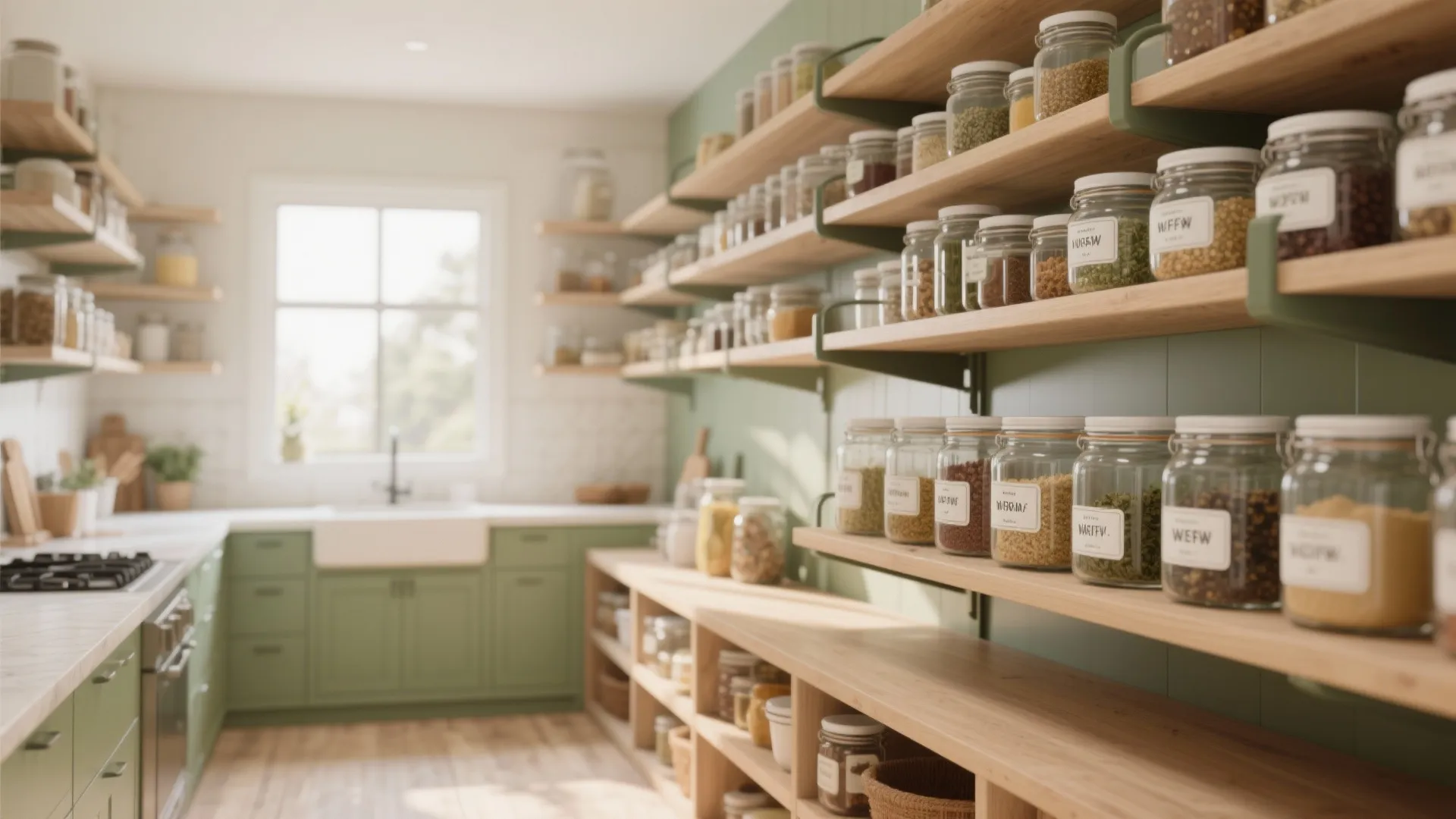 3. Rethink storage for a clutter-free pantry
