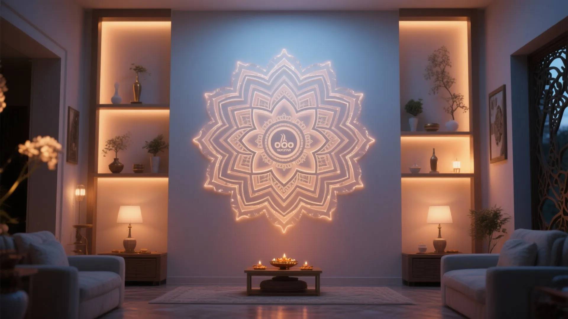 Geometric Mandala Panels