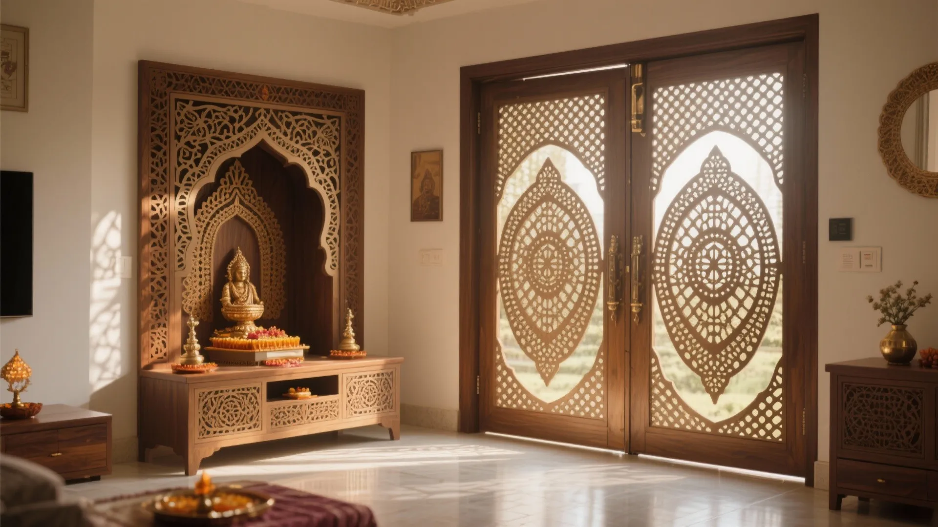5 Inspiring CNC Door Designs for Your Pooja Room: Personal design tips to make your pooja room entrance truly special