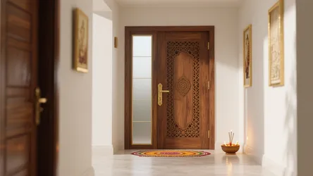 5 CNC Cutting Design Ideas for Pooja Room Door