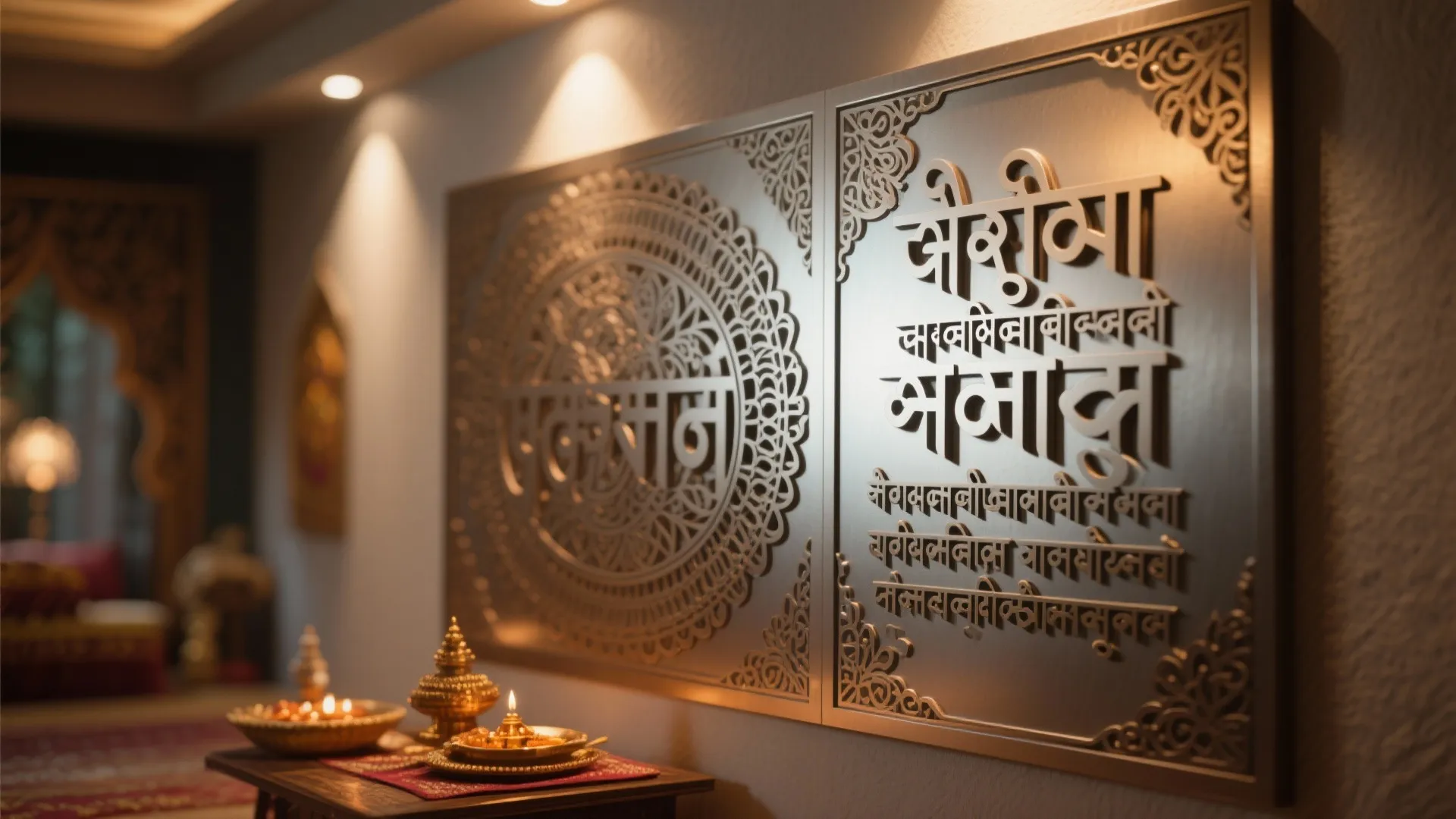 Sanskrit Script Panels