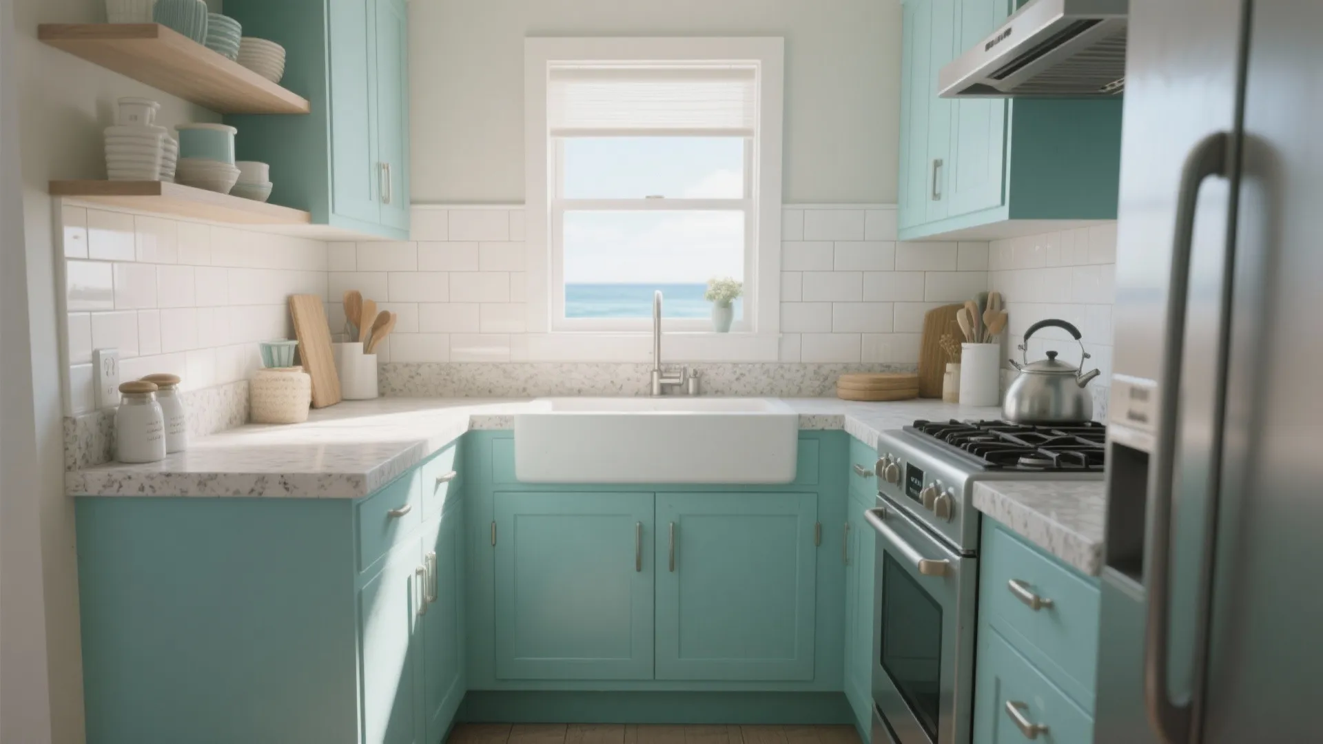 5. Coastal Aqua for Kitchens and Baths