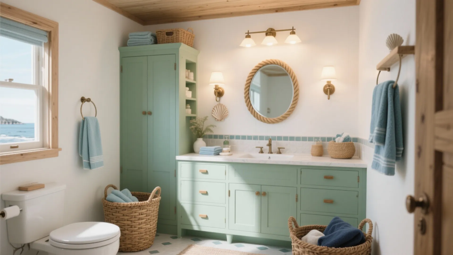 Coastal Decorating Ideas for Bathrooms: 5 Inspiring Tips: How I bring seaside calm into small baths with practical, budget-friendly coastal decor